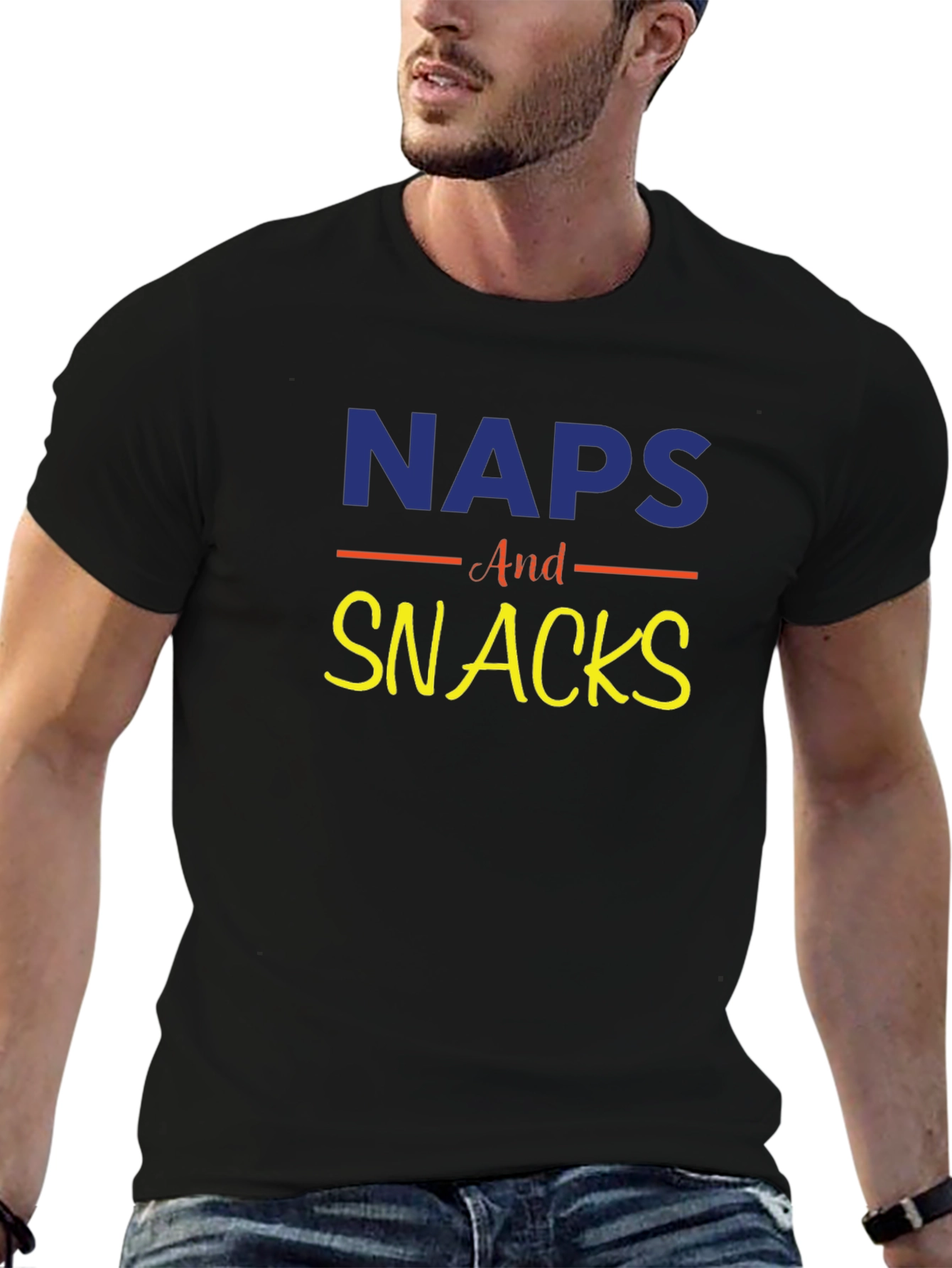 Naps and Snacks T-Shirt - Funny & Comfortable