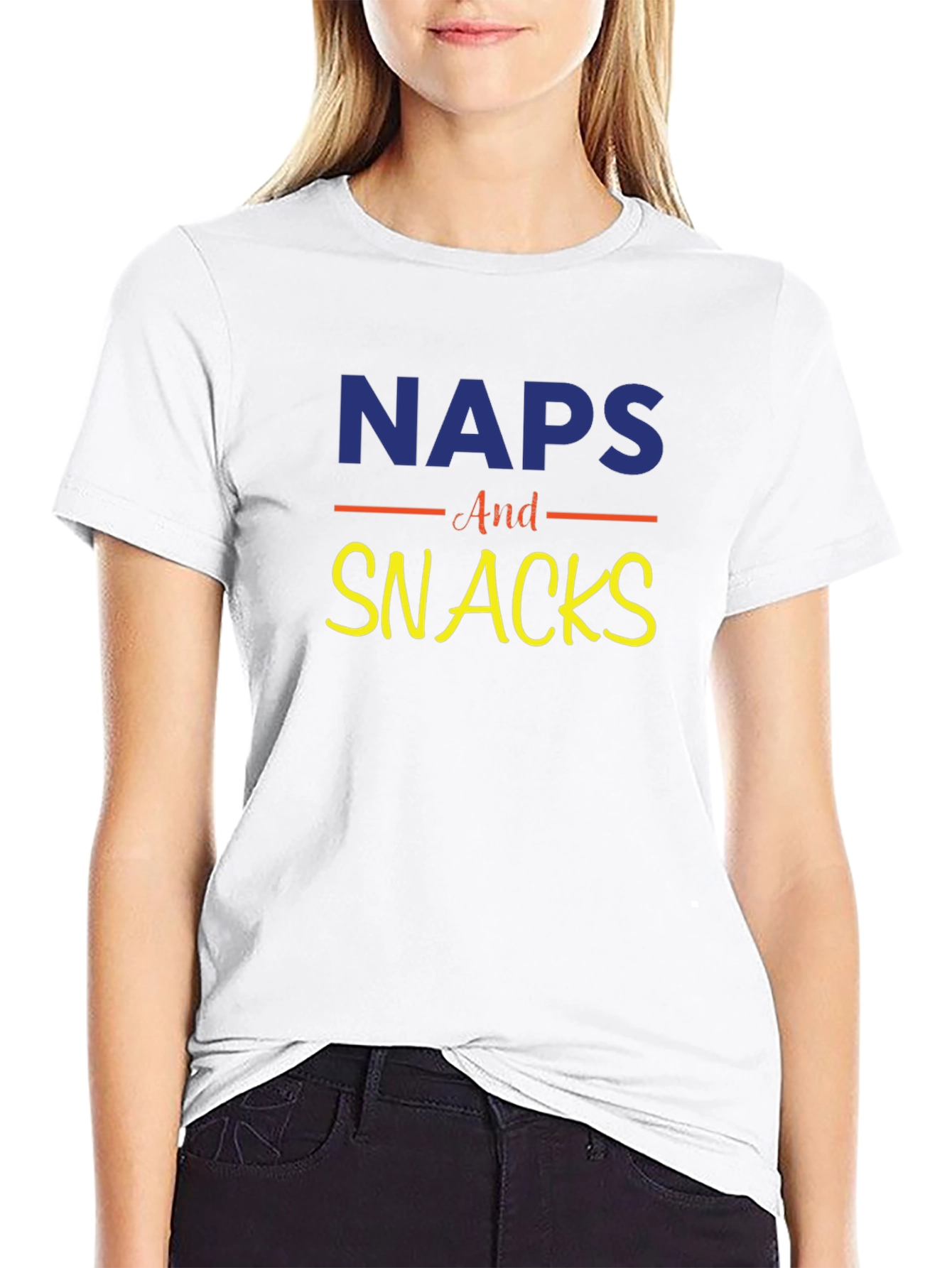 Naps and Snacks T-Shirt - Funny & Comfortable