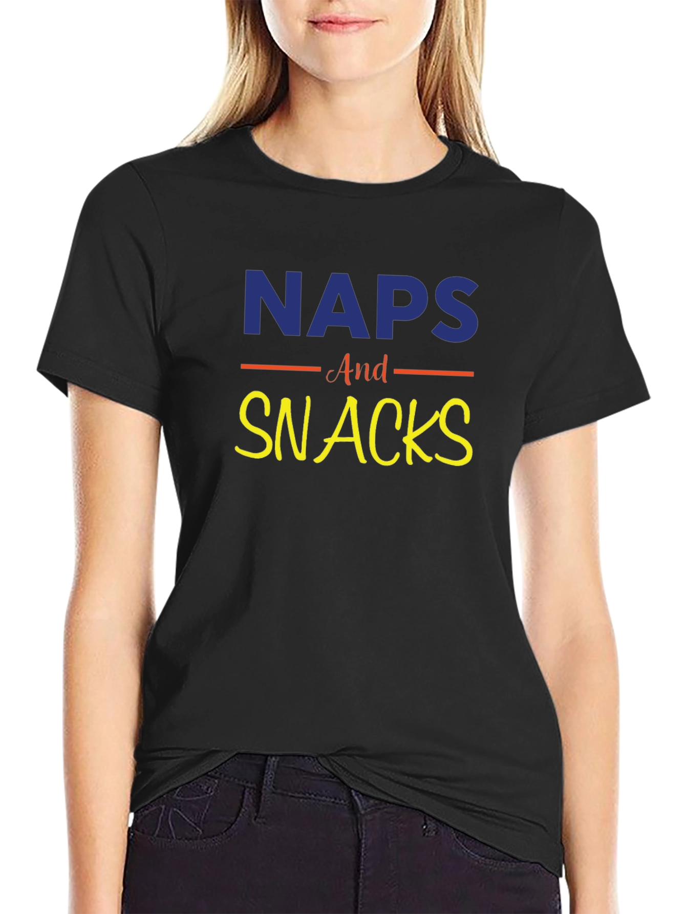 Naps and Snacks T-Shirt - Funny & Comfortable
