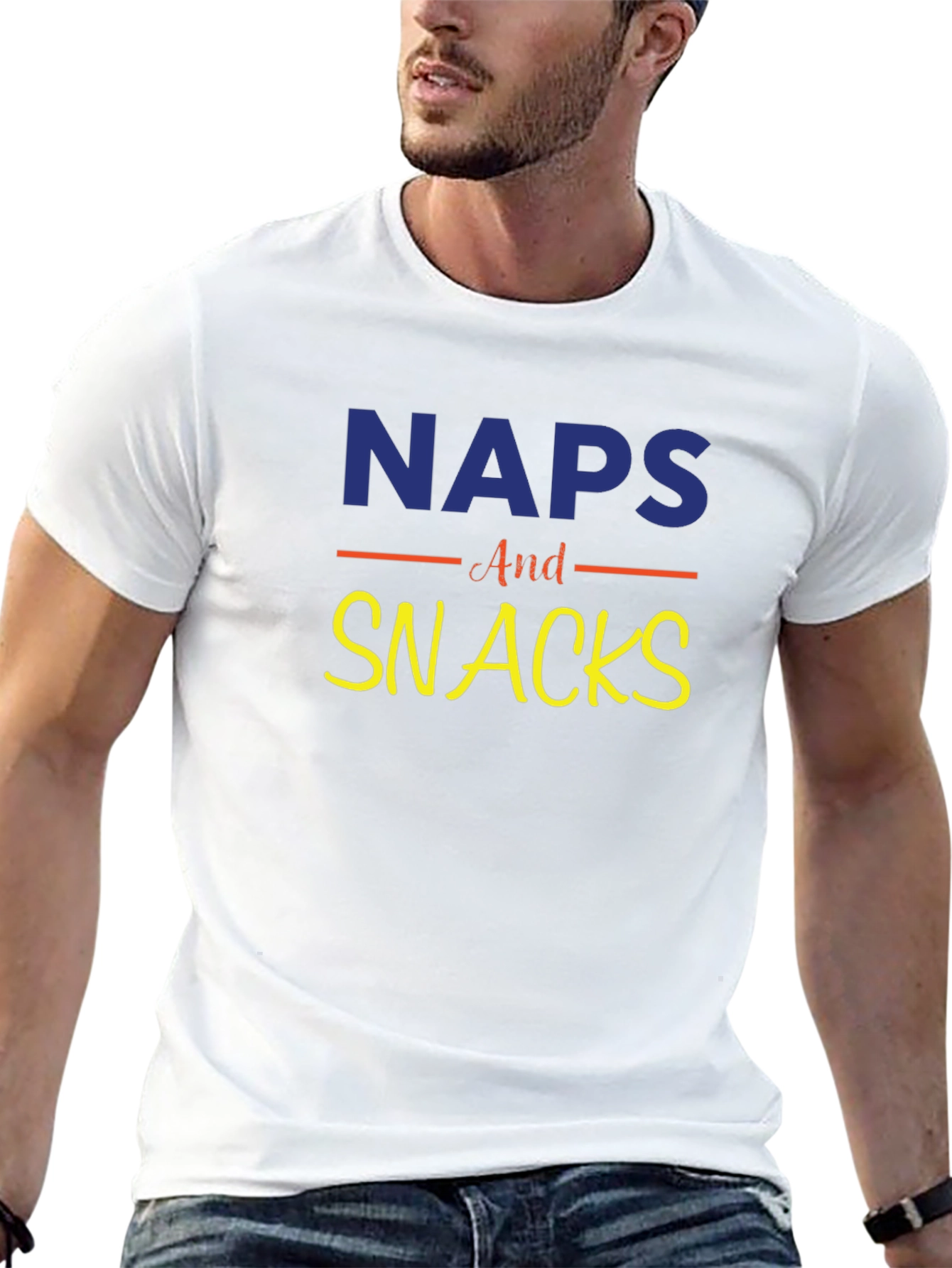 Naps and Snacks T-Shirt - Funny & Comfortable