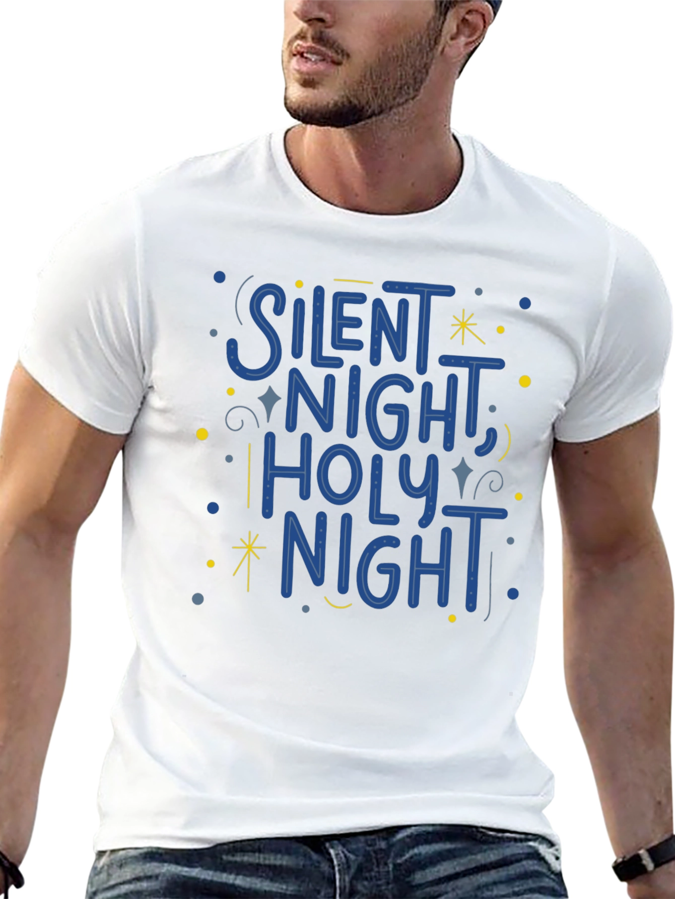 Silent Night Holiday Graphic Tee