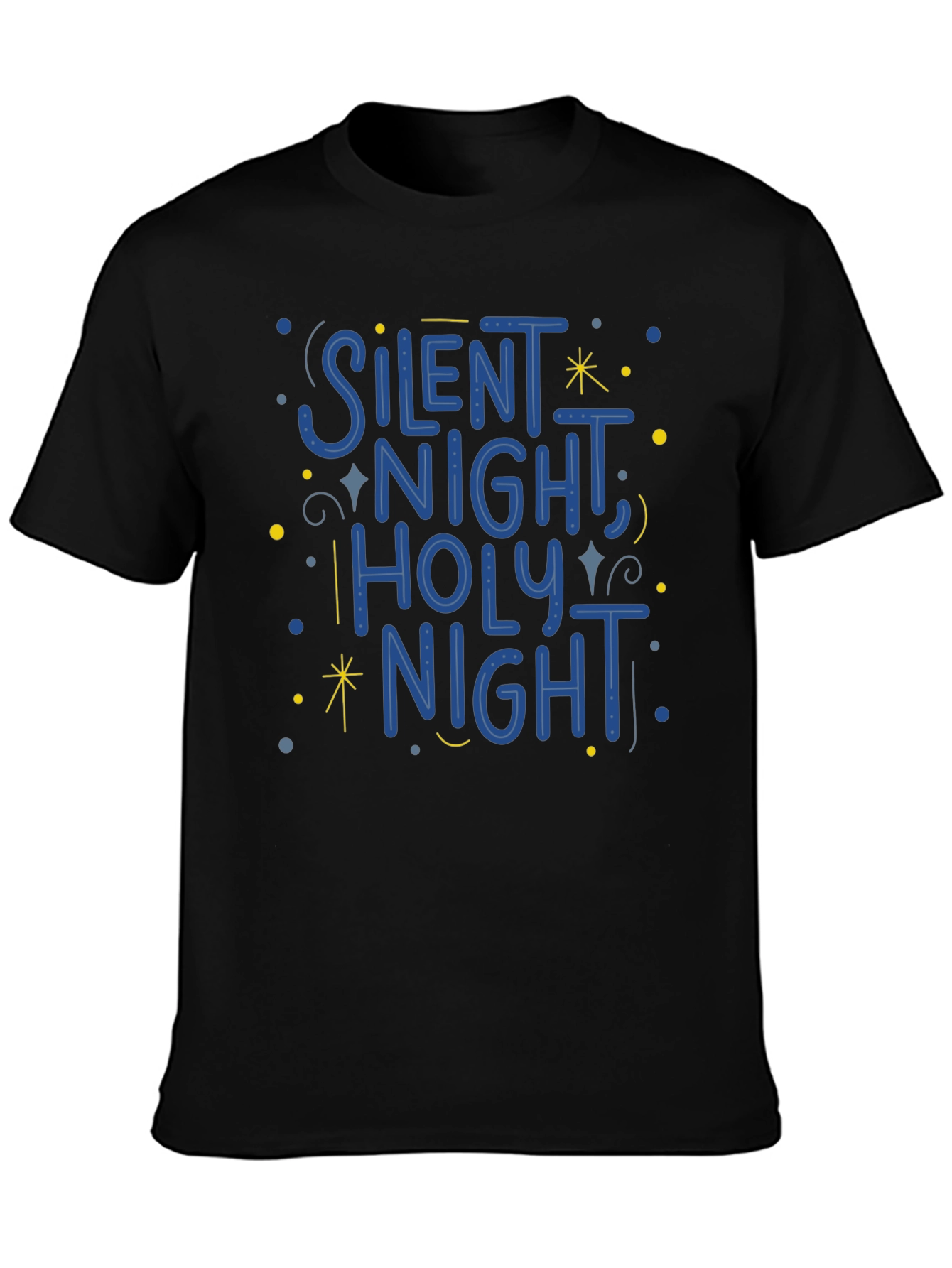 Silent Night Holiday Graphic Tee