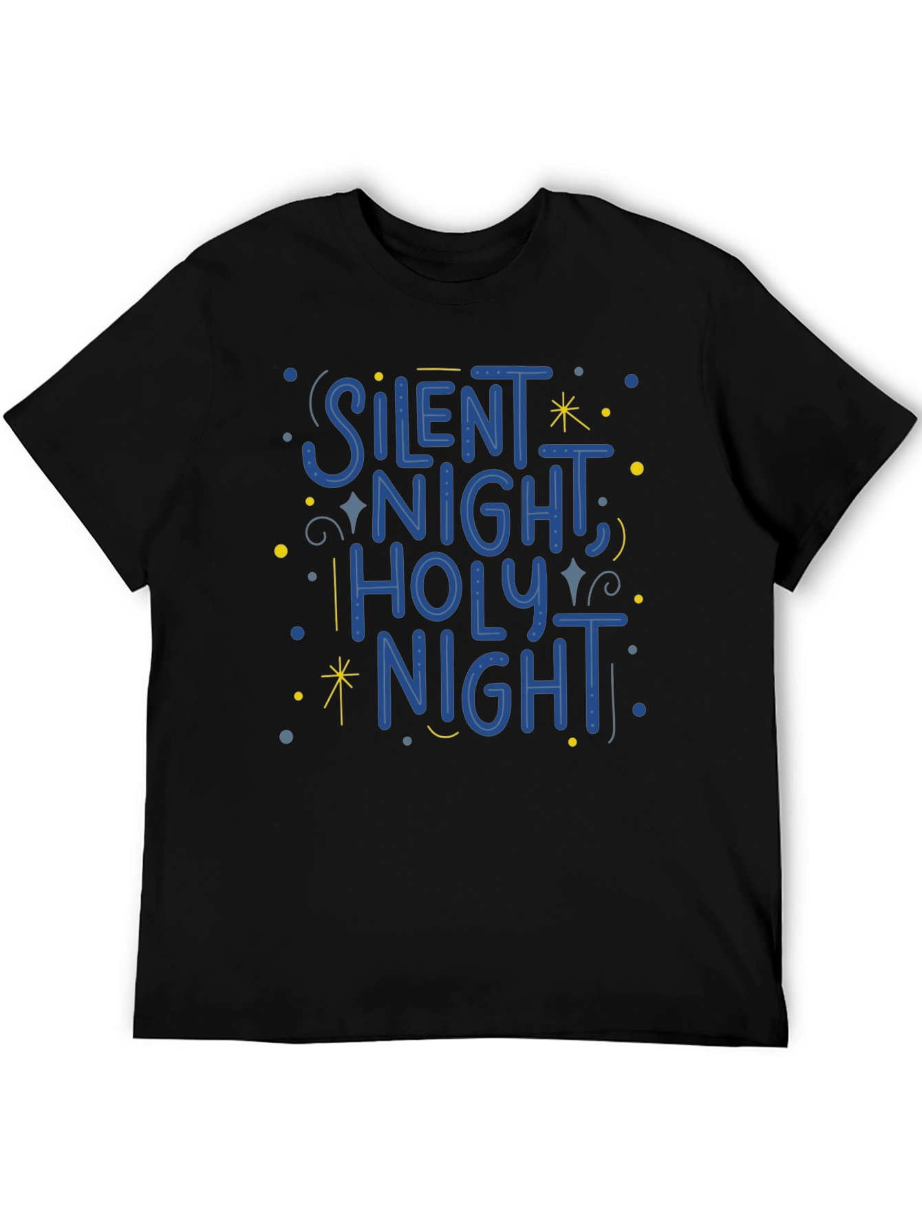 Silent Night Holiday Graphic Tee