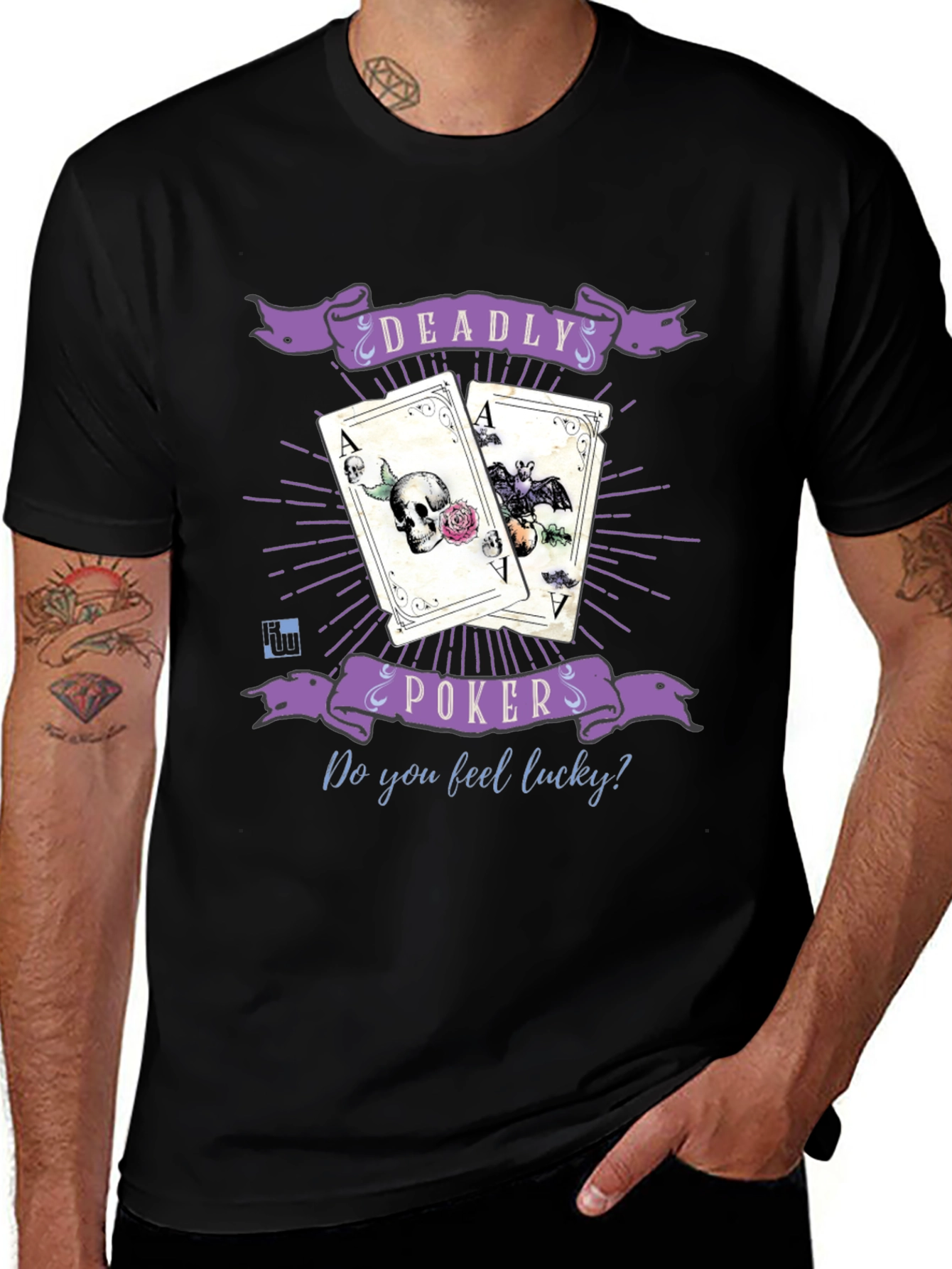 Deadly Poker Graphic T-Shirt