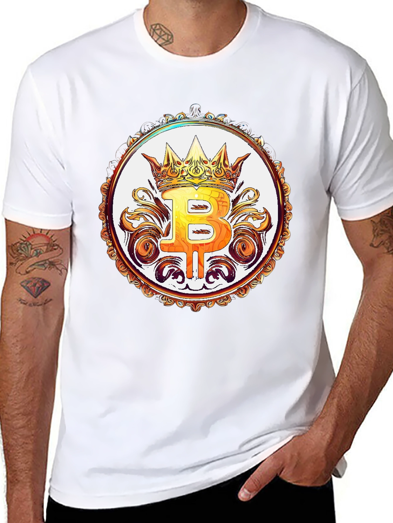Bitcoin King T-Shirt - Crypto Currency Tee
