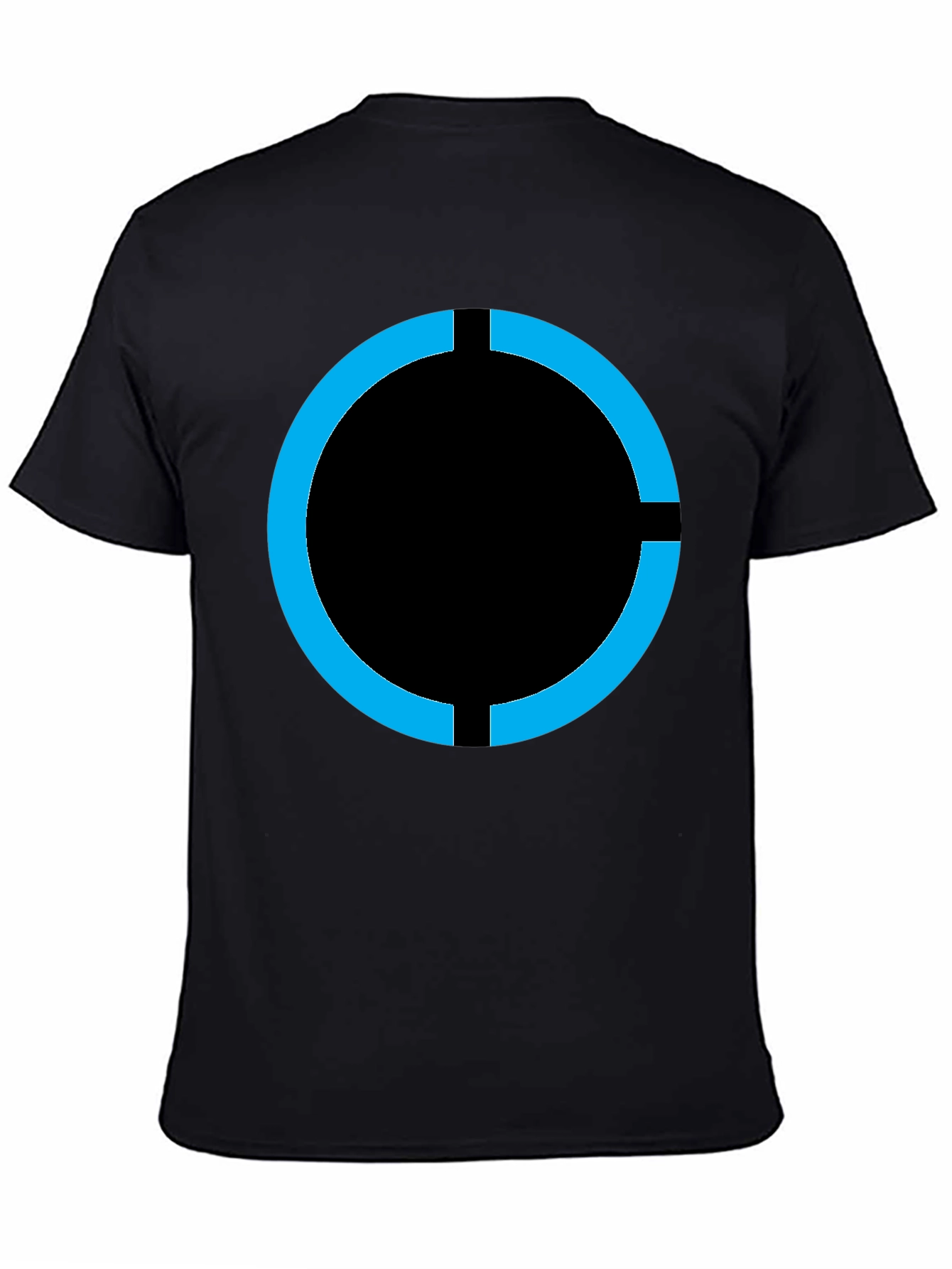 Android Circle Logo Graphic T-Shirt - Black