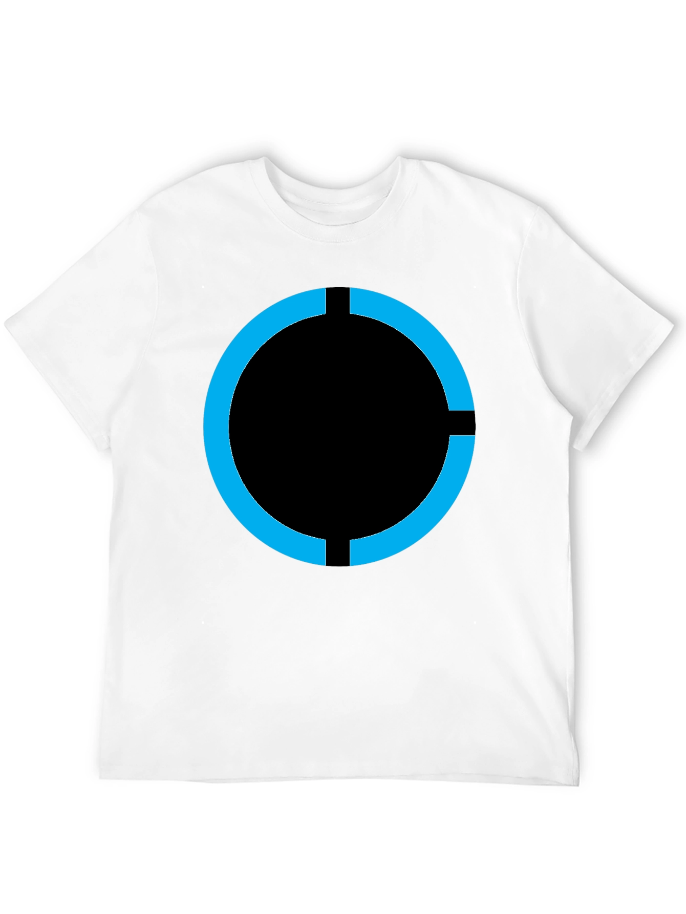 Android Circle Logo Graphic T-Shirt - Black
