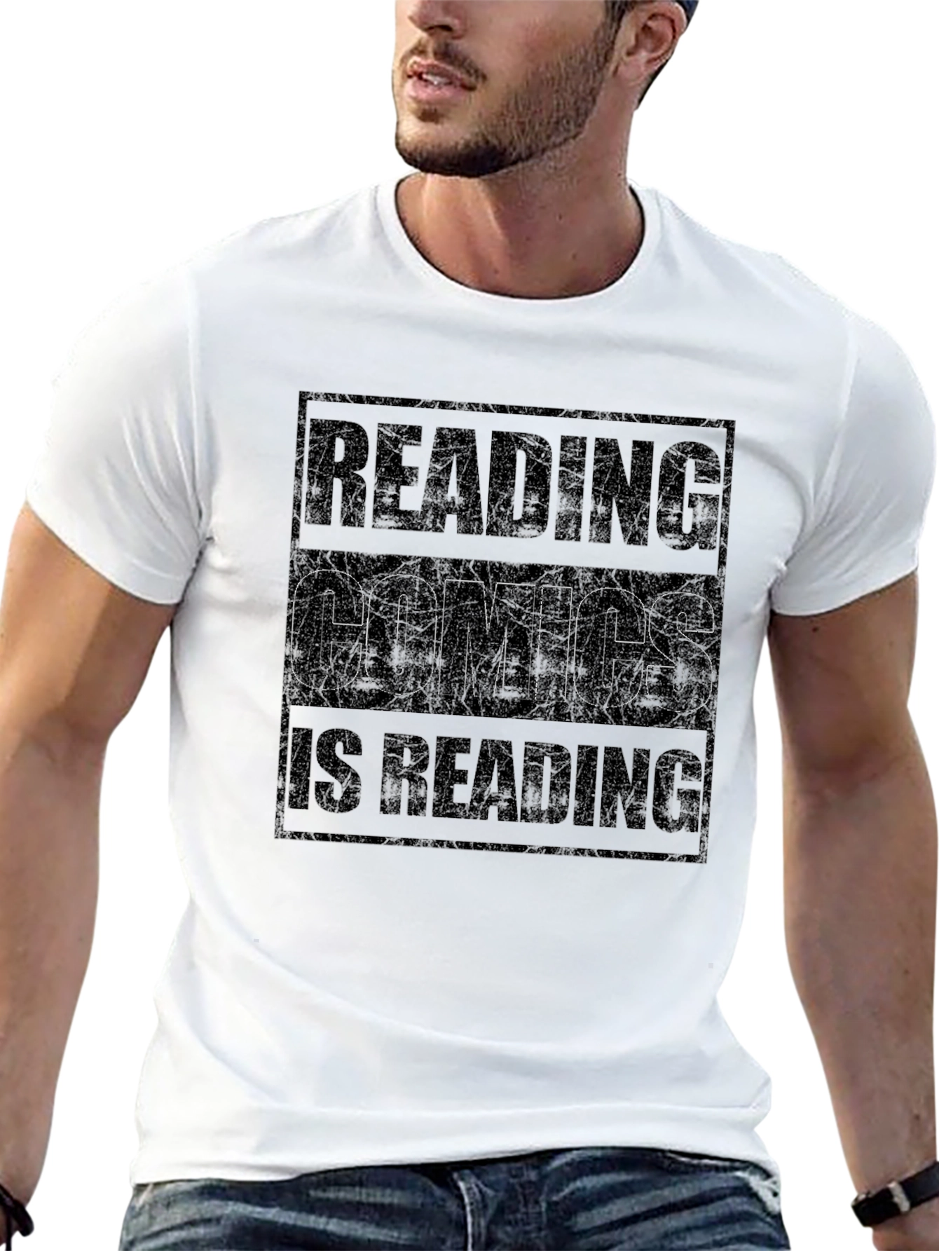 Comic Book Lover T-Shirt - Reading Comics is Reading