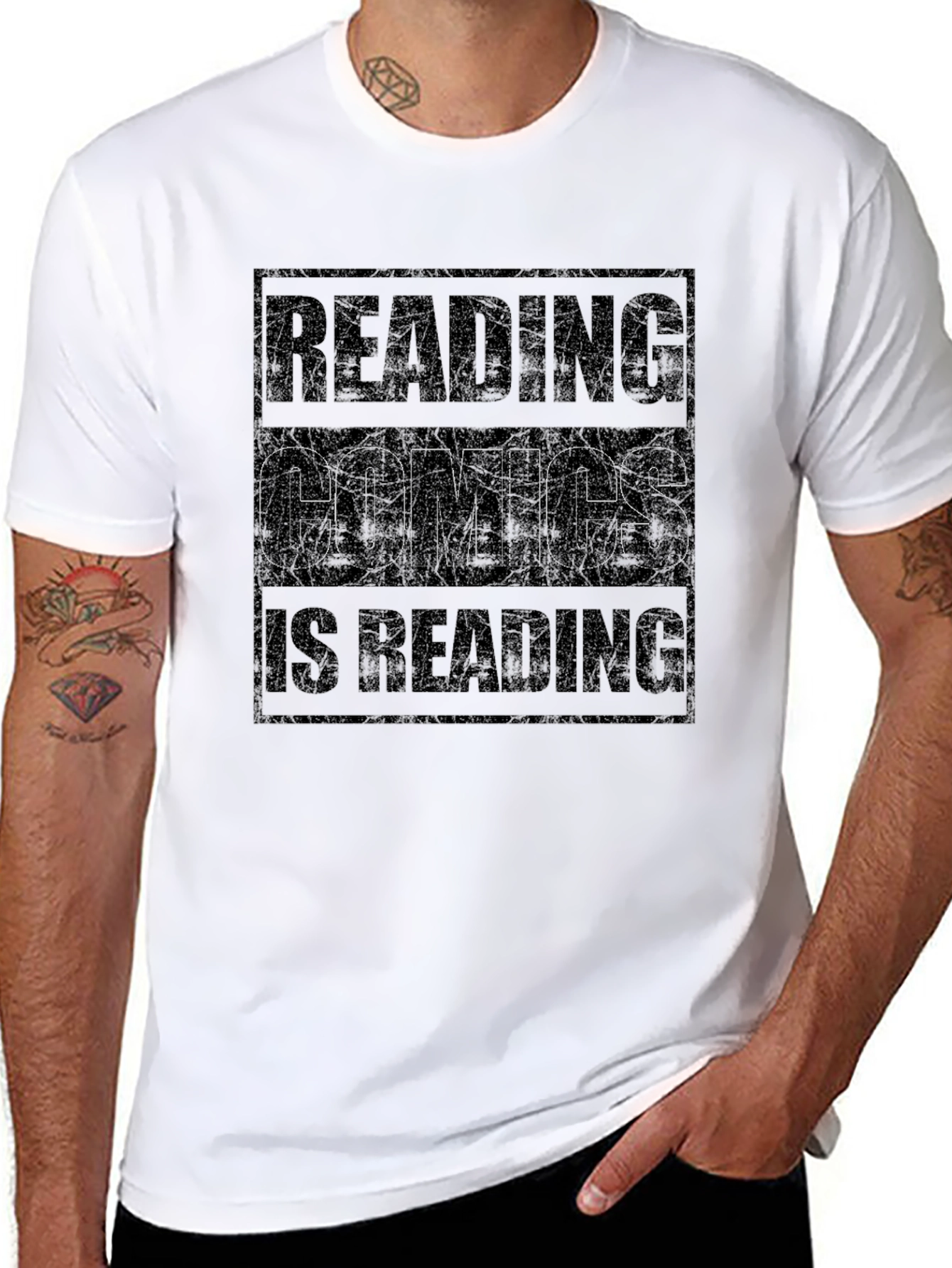 Comic Book Lover T-Shirt - Reading Comics is Reading