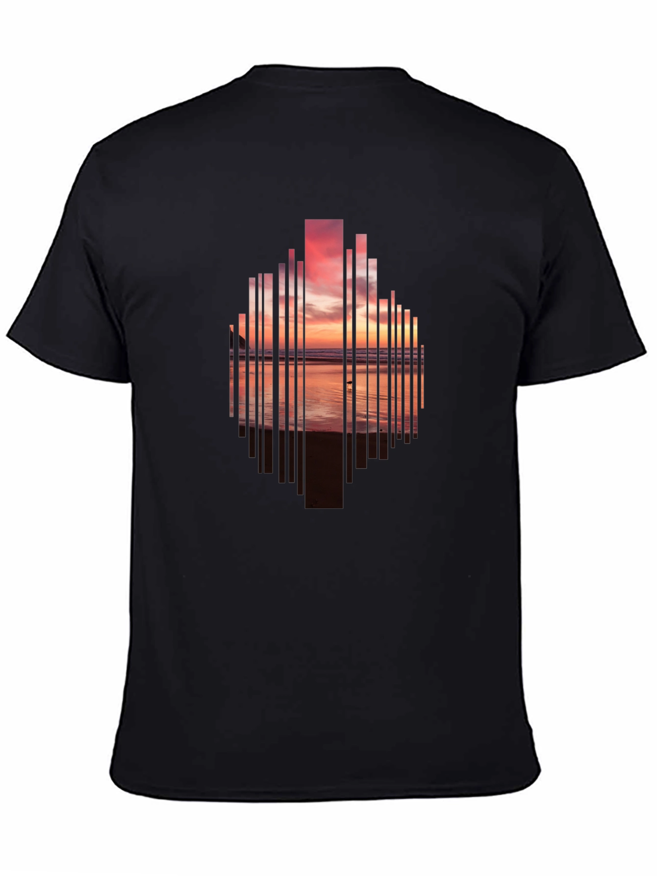 Sunset Cityscape Graphic Tee - Modern Style