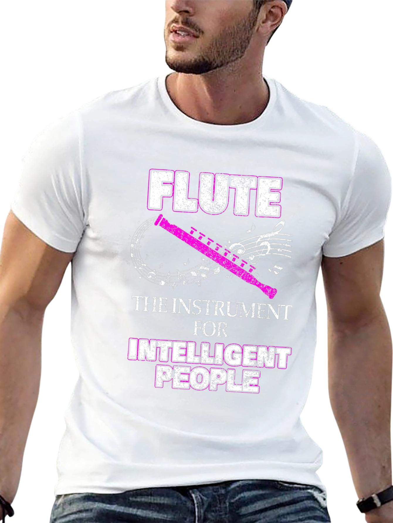 Flute Instrument for Intelligent People T-Shirt