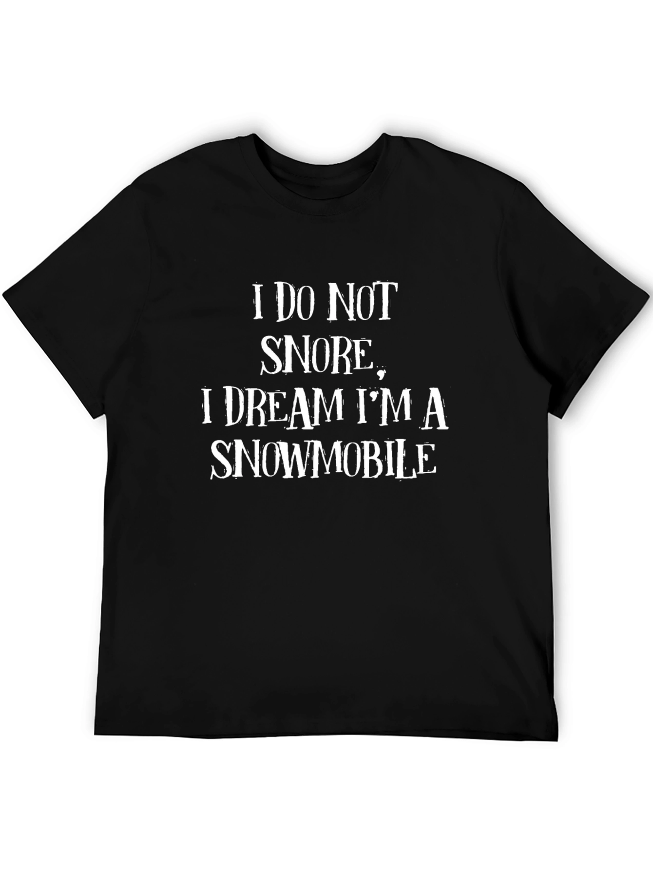 Funny Snowmobile Dream Graphic Tee