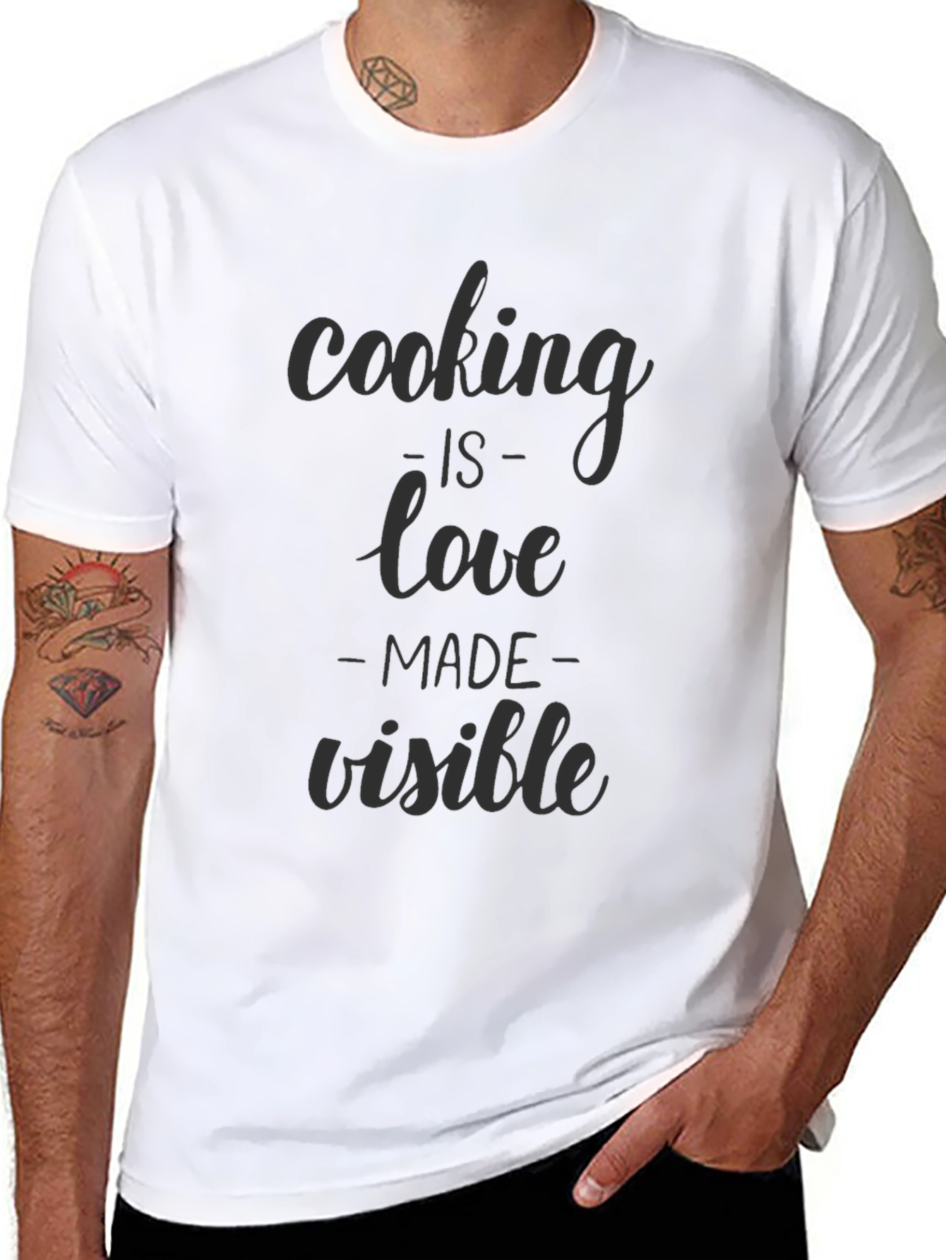 Cooking is Love Made Visible - Black T-Shirt