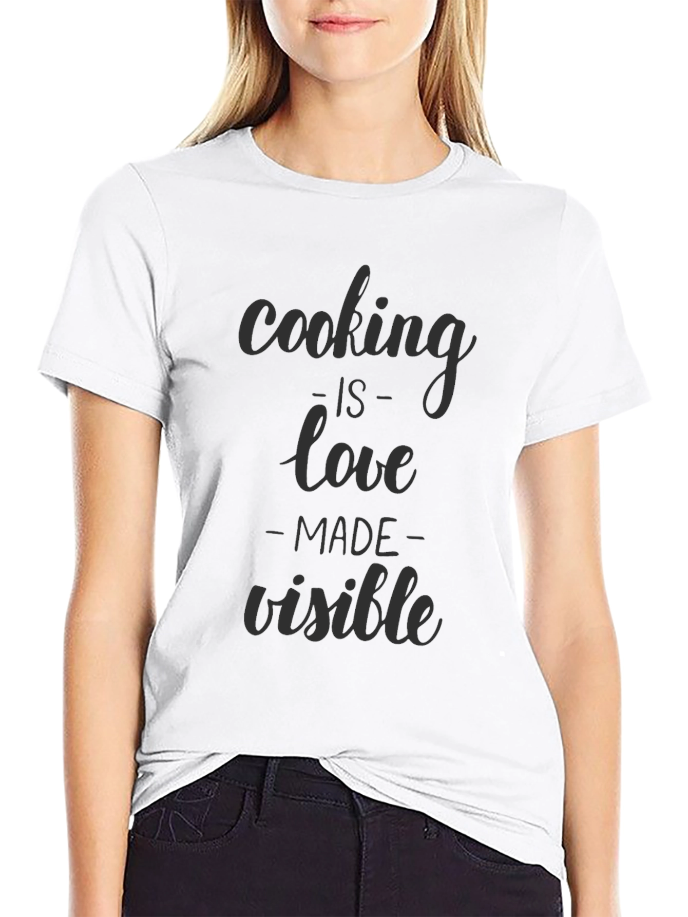 Cooking is Love Made Visible - Black T-Shirt