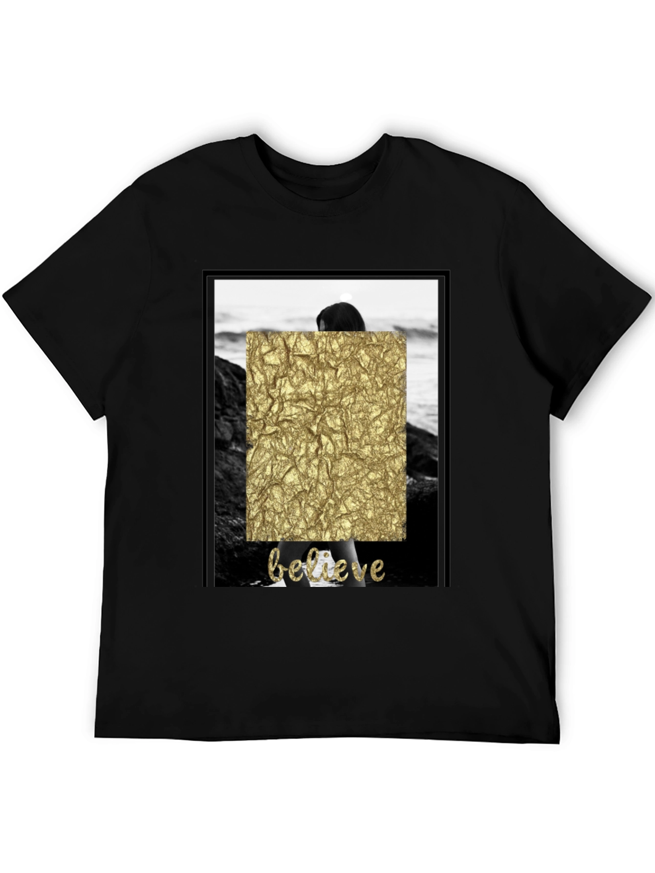 Believe Graphic Tee - Stylish Crew Neck T-Shirt