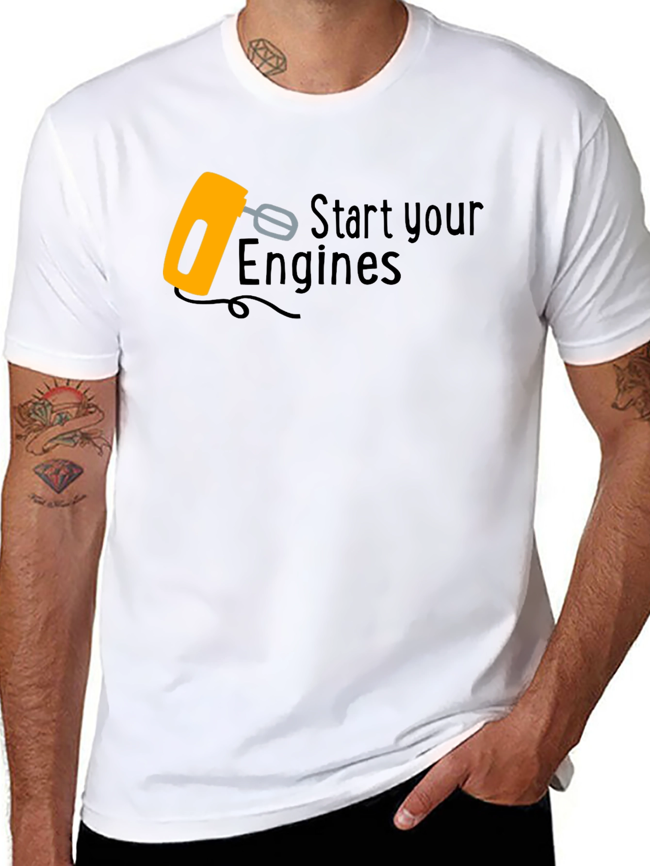 Start Your Engines Funny Mixer T-Shirt