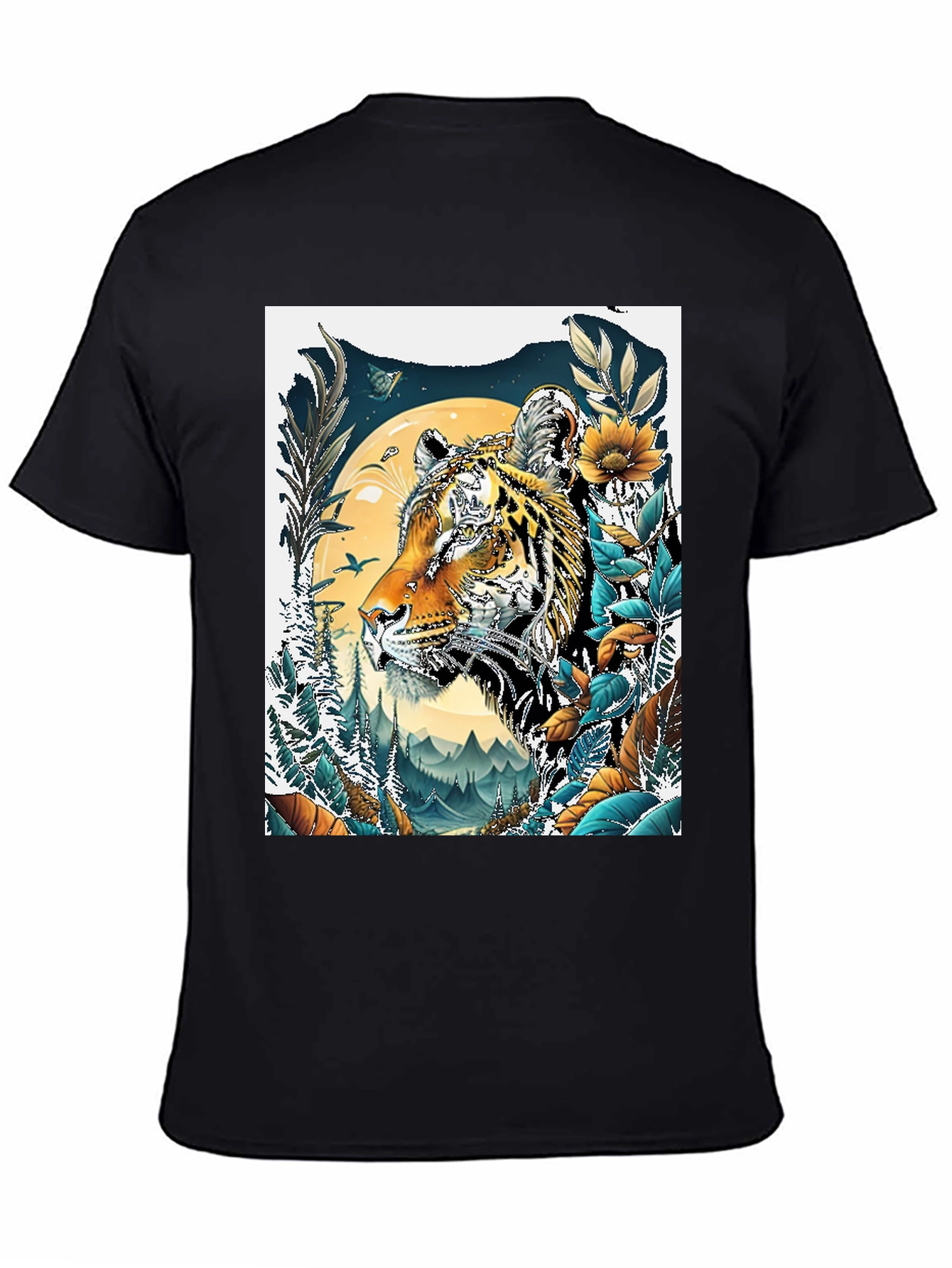 Tiger Graphic Tee - Nature Inspired Design