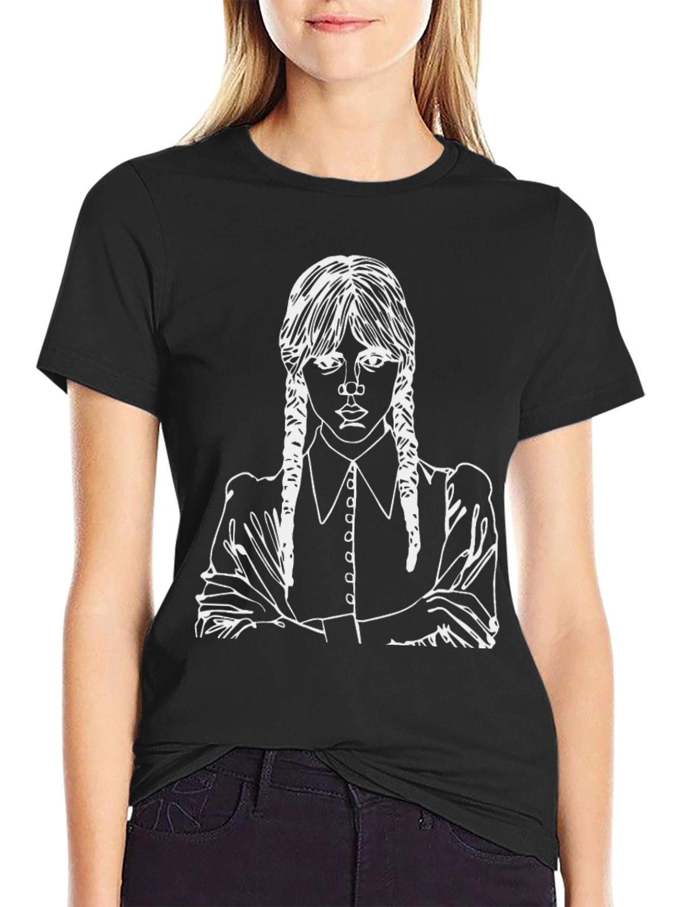 Wednesday Addams T-Shirt - Graphic Print