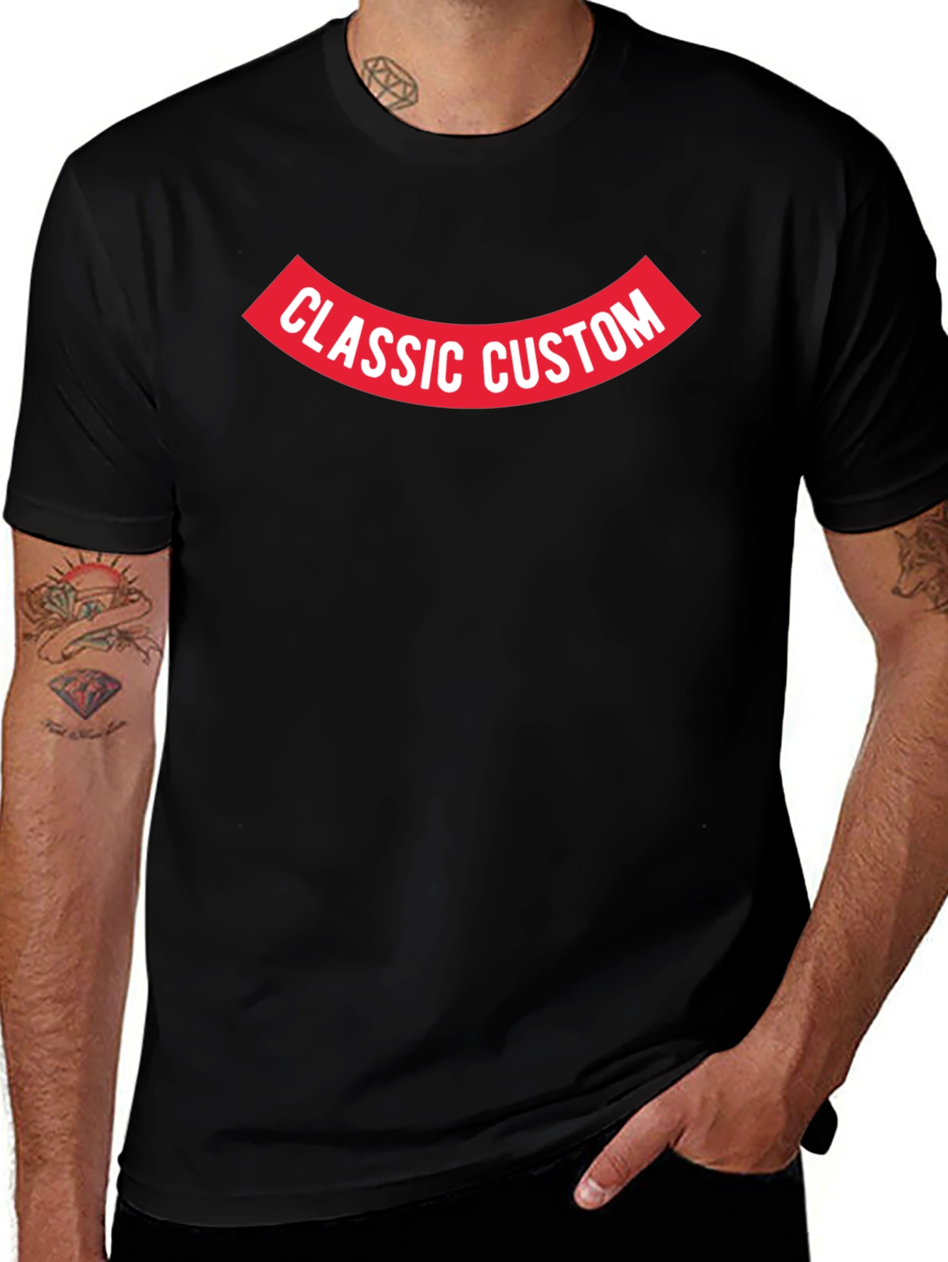 Classic Custom Black T-Shirt