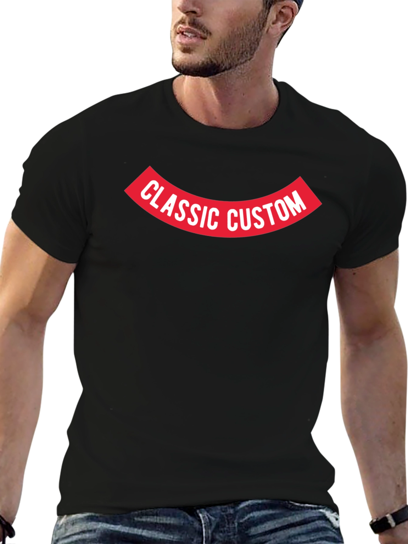 Classic Custom Black T-Shirt
