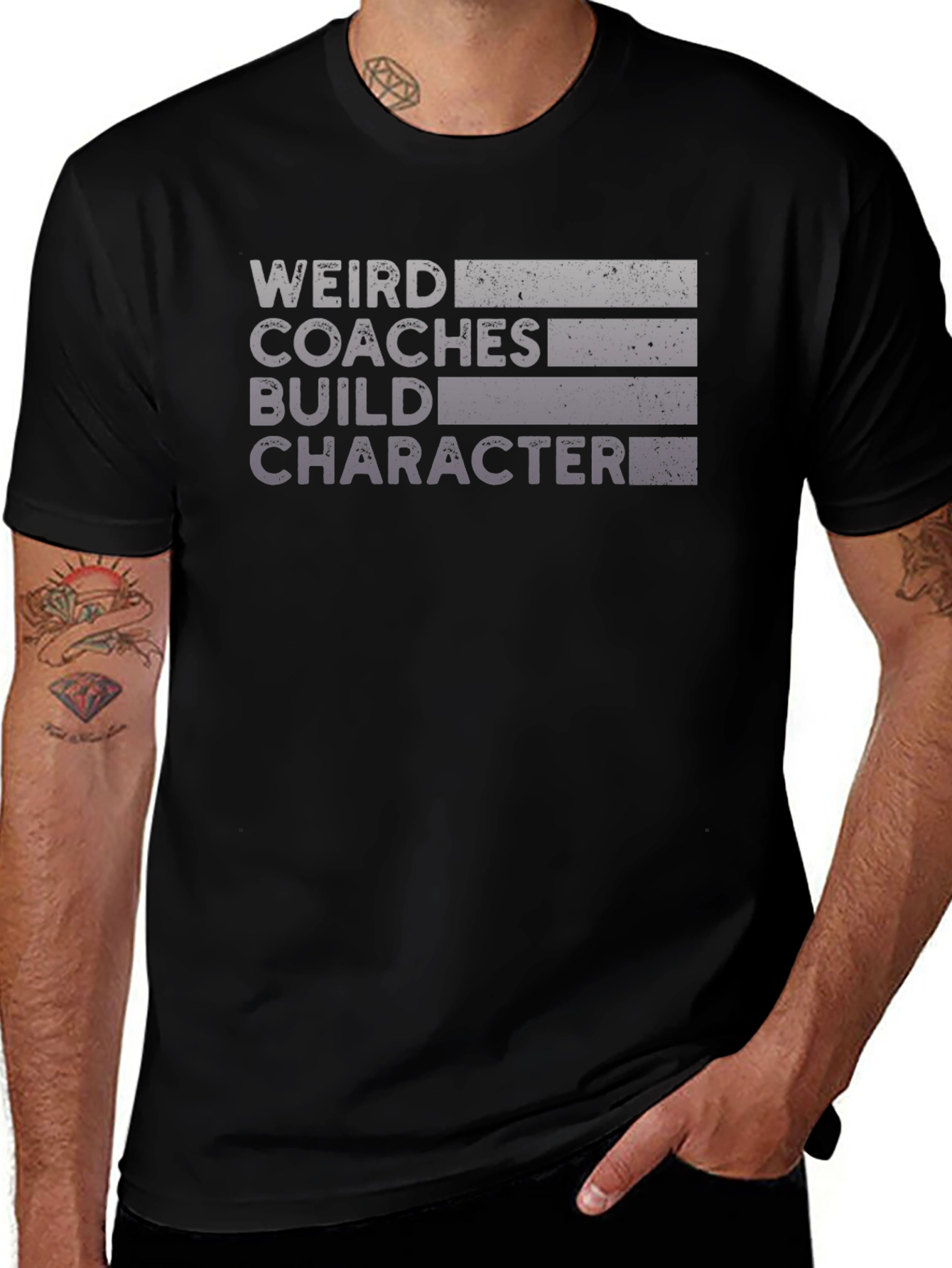 Weird Coaches Build Character Graphic T-Shirt