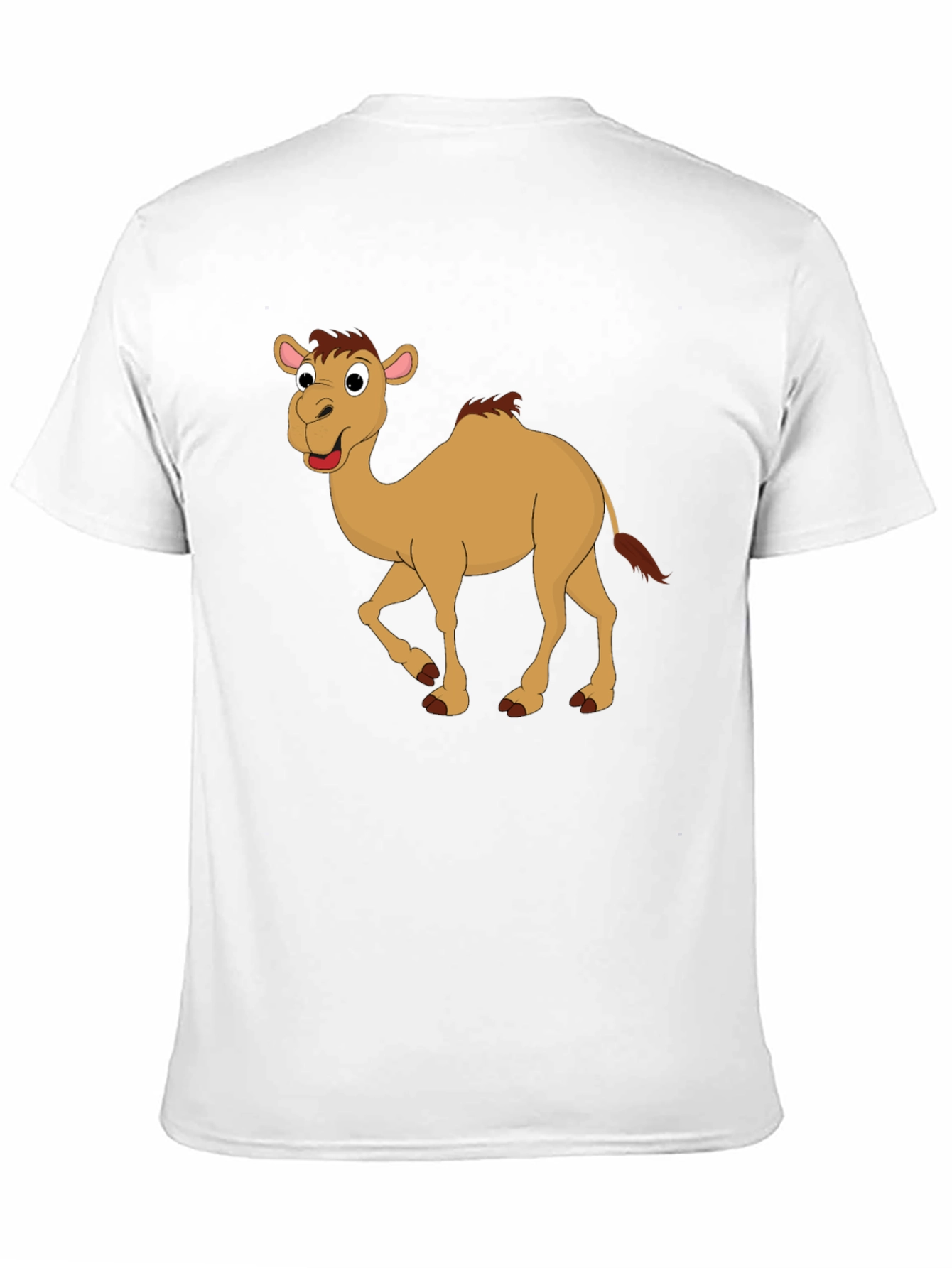Camel Cartoon Black T-Shirt