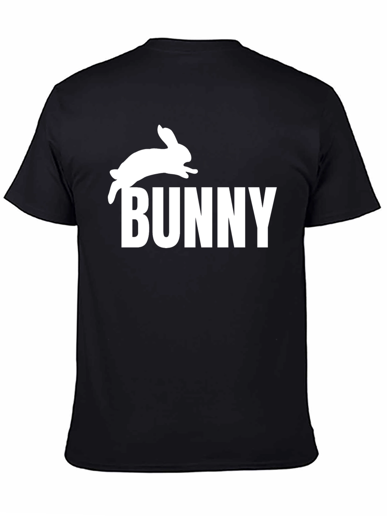 Bunny Graphic T-Shirt - Mens Black Tee