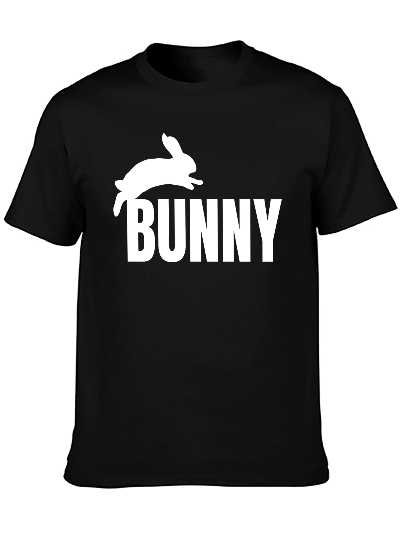 Bunny Graphic T-Shirt - Mens Black Tee