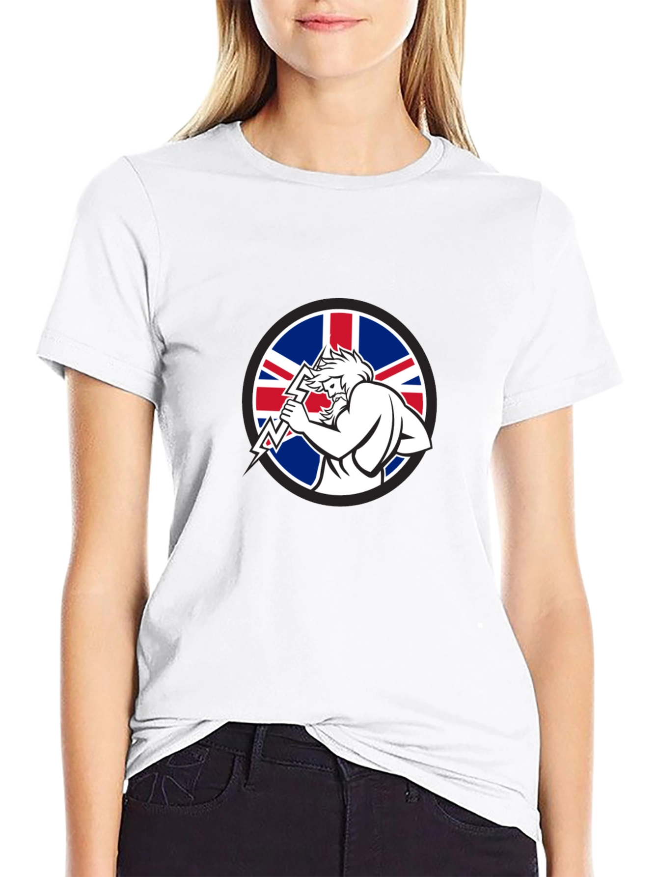 Union Jack Zeus Black T-Shirt