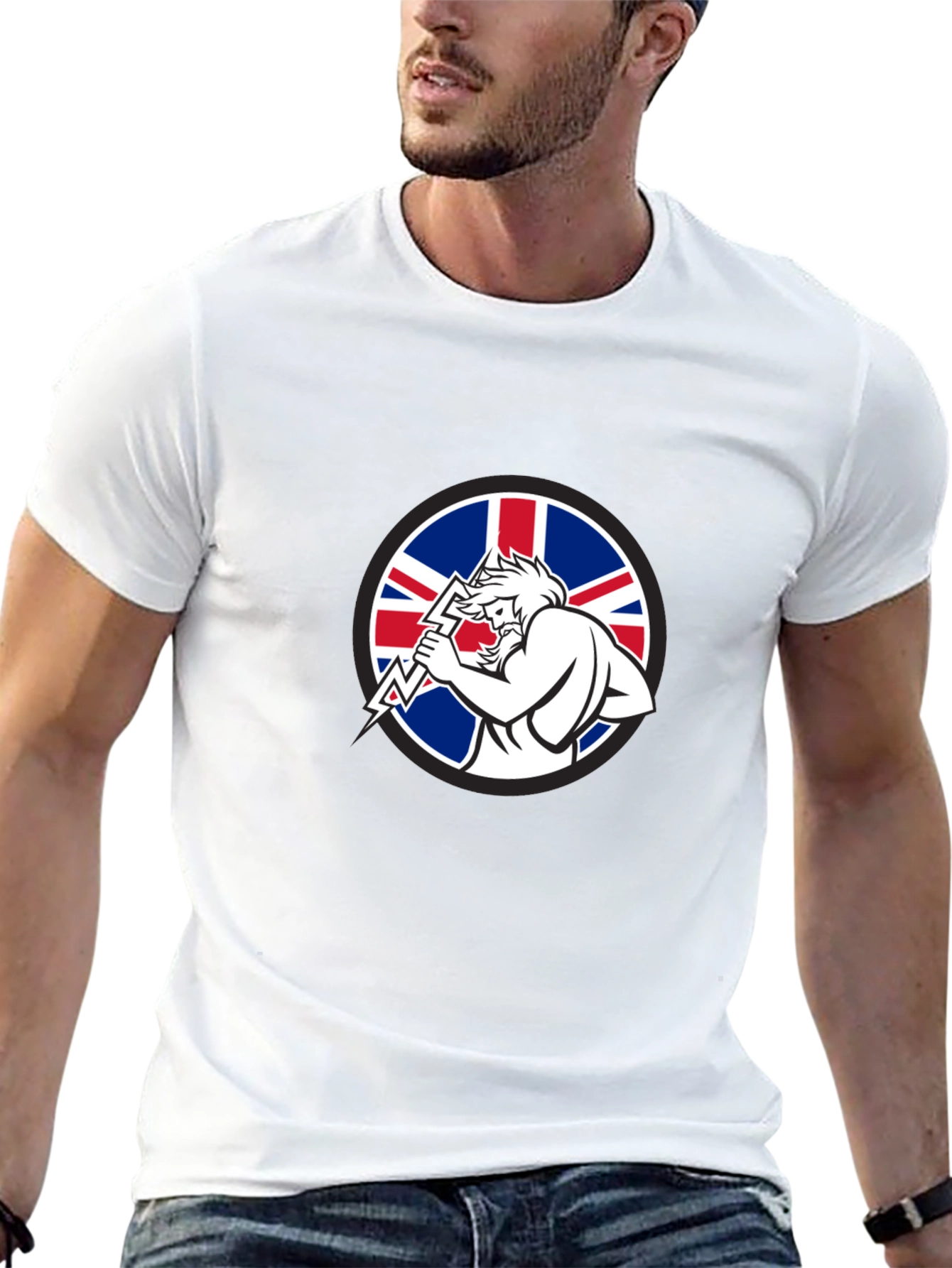 Union Jack Zeus Black T-Shirt
