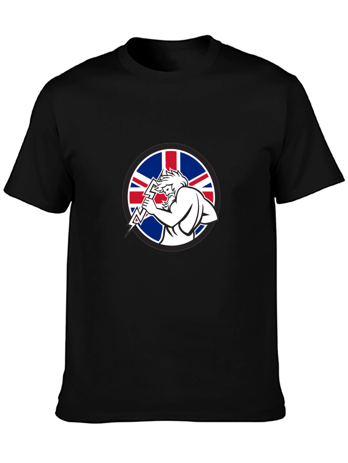 Union Jack Zeus Black T-Shirt