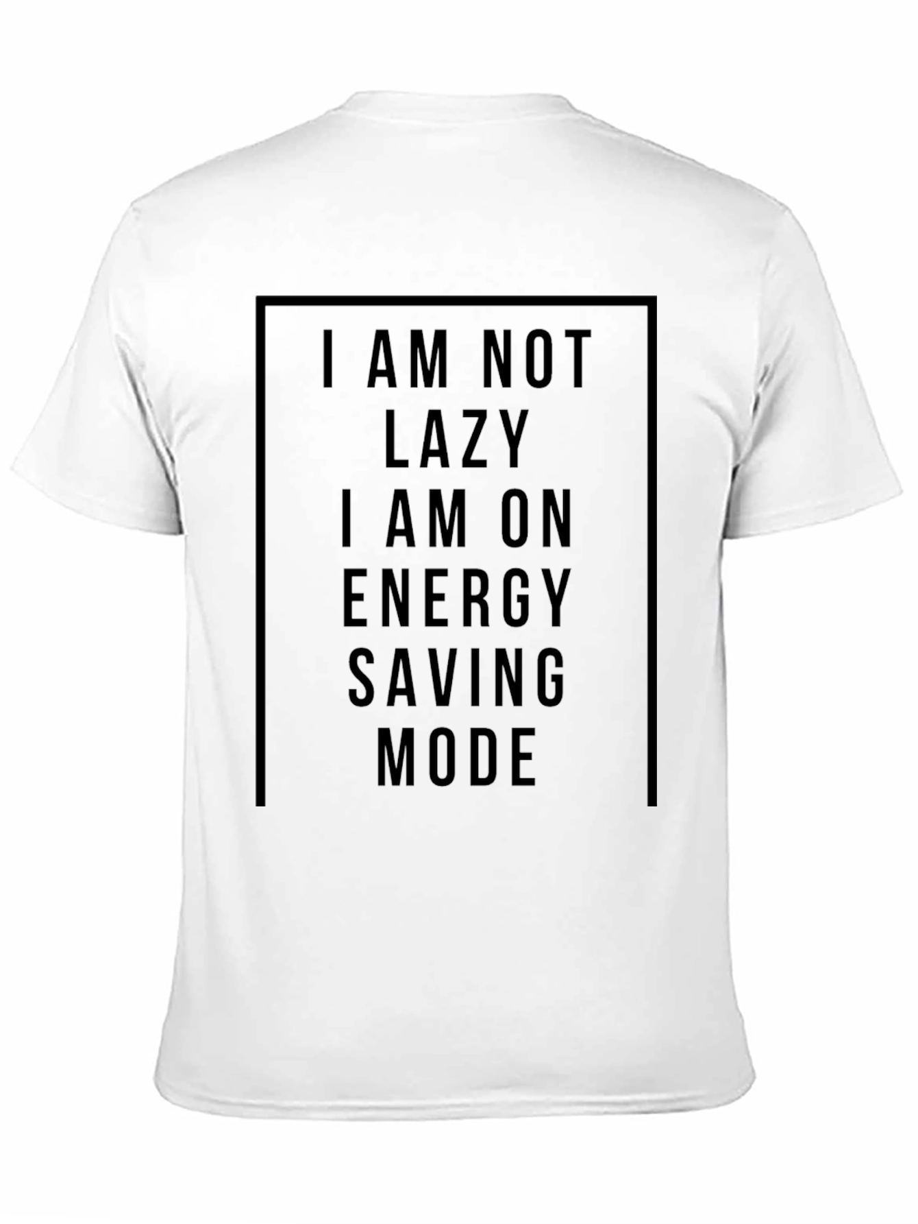 Energy Saving Mode Black T-Shirt