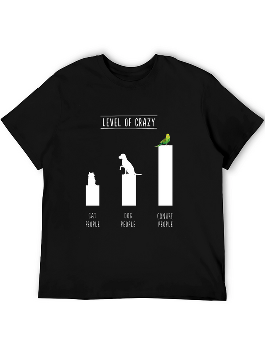 Crazy Pet People T-Shirt: Cat Dog Conure