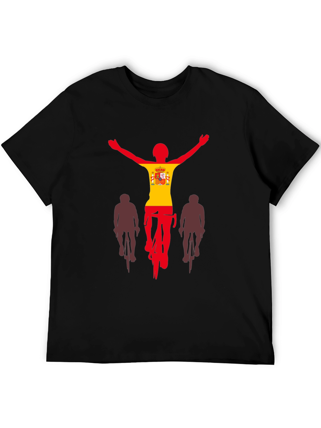 Spain Cyclist T-Shirt - Black