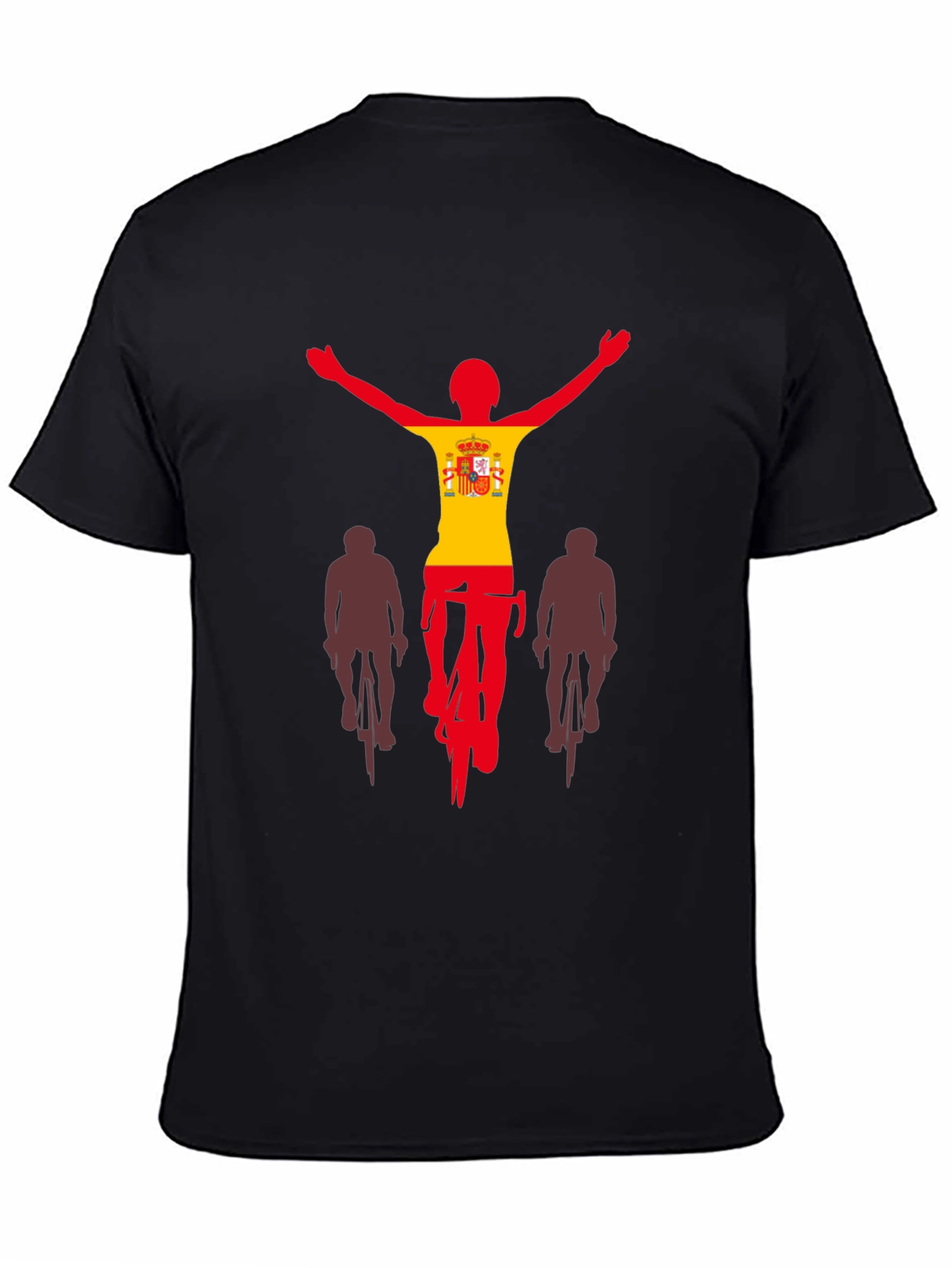 Spain Cyclist T-Shirt - Black