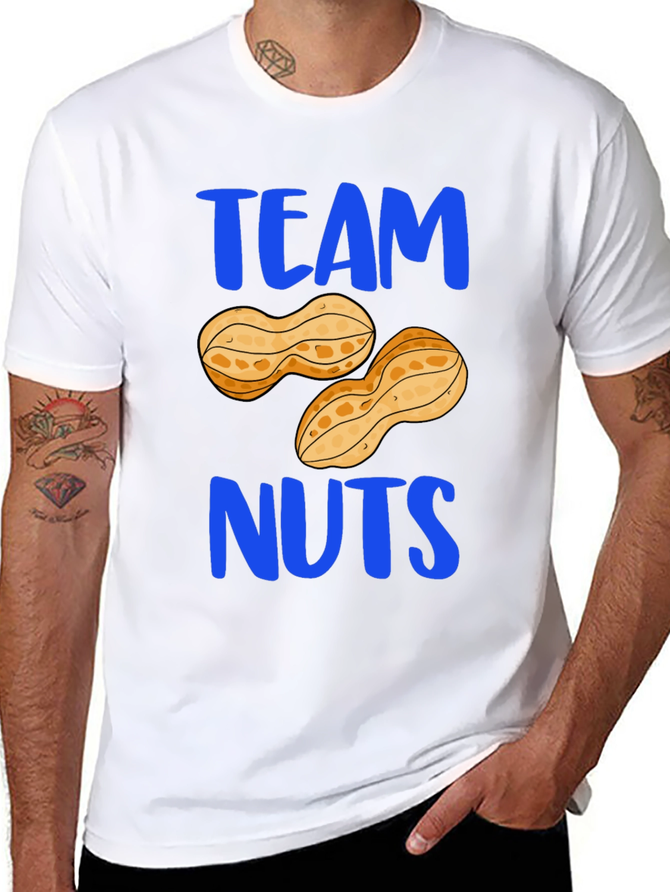 Team Nuts Graphic Tee - Fun & Unique Design