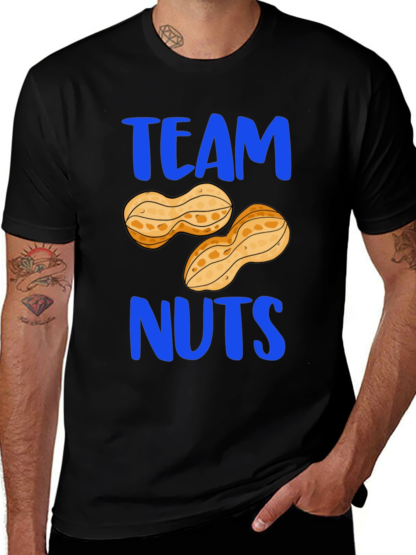 Team Nuts Graphic Tee - Fun & Unique Design