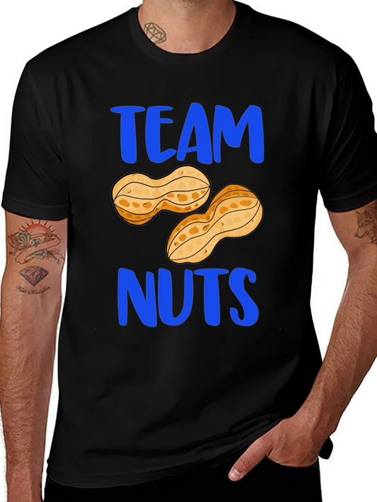 Team Nuts Graphic Tee - Fun & Unique Design