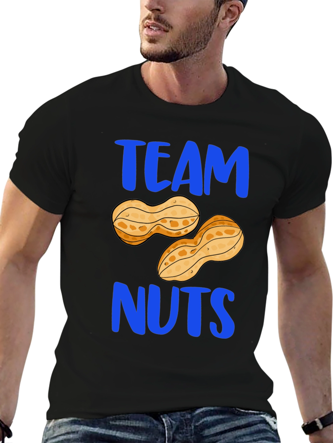 Team Nuts Graphic Tee - Fun & Unique Design