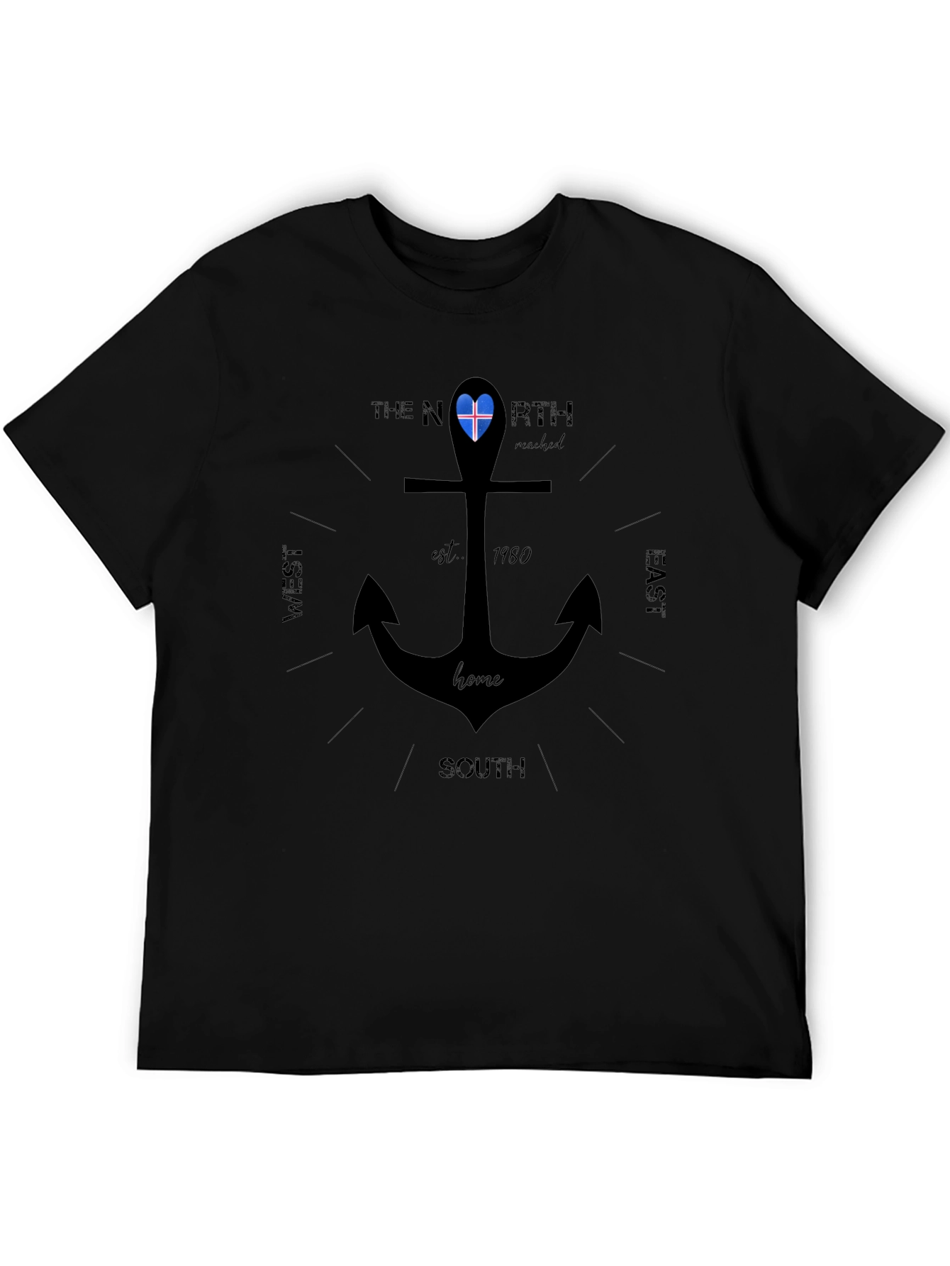 Nautical Iceland Anchor T-Shirt