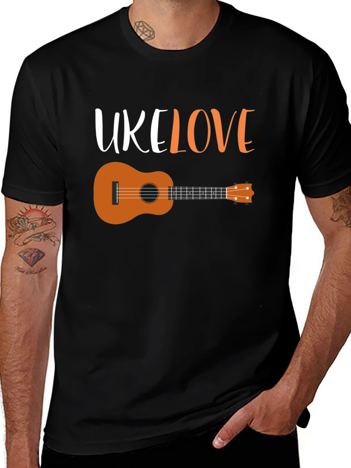 Uke Love T-Shirt - Ukulele Lover Tee