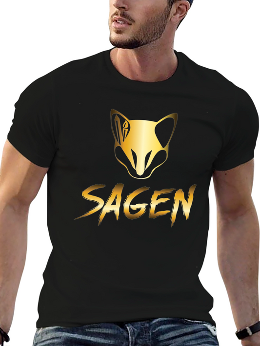Sagen Graphic T-Shirt - Gold Design