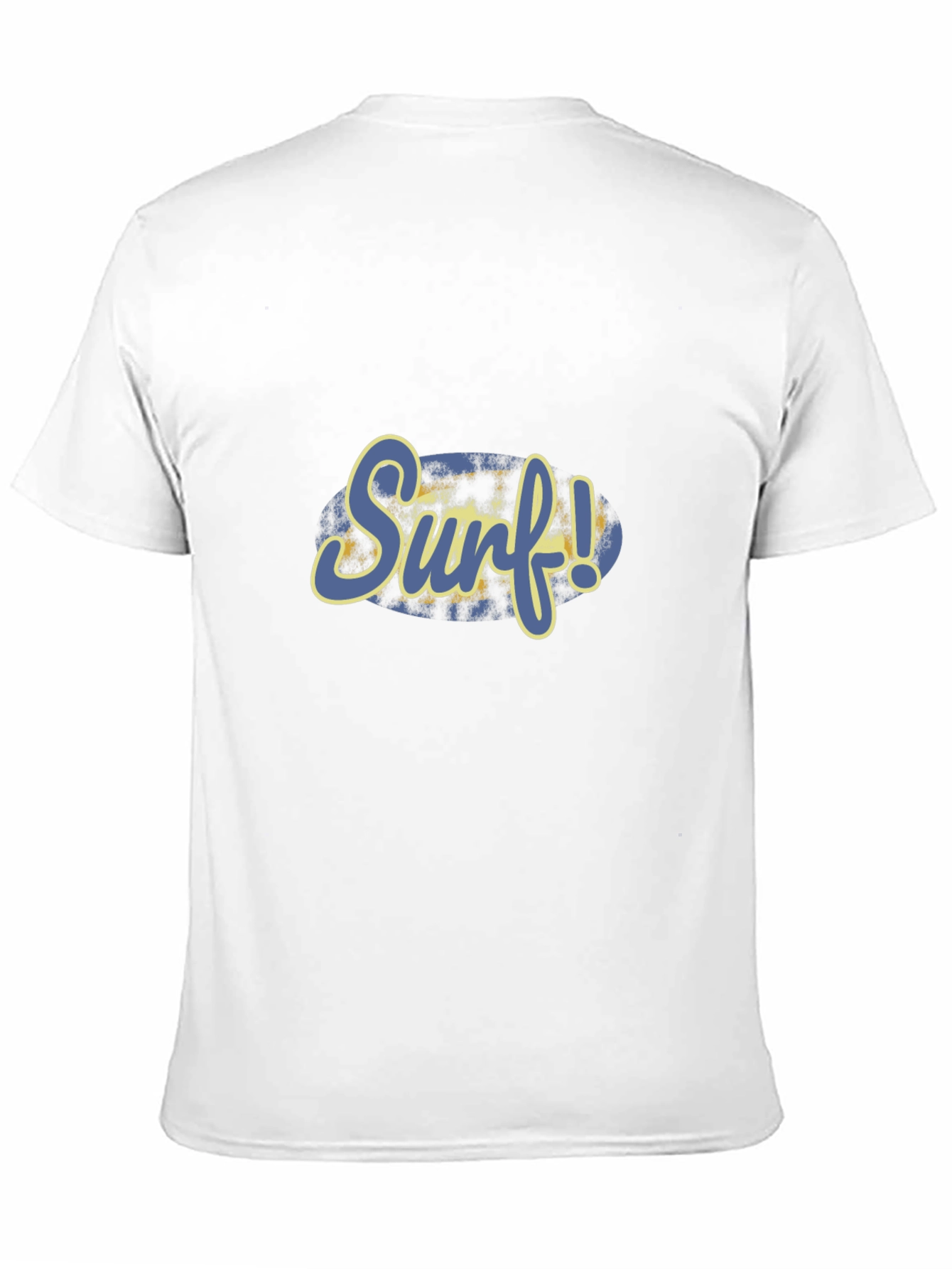 Surf! T-Shirt - Blue & Yellow Design