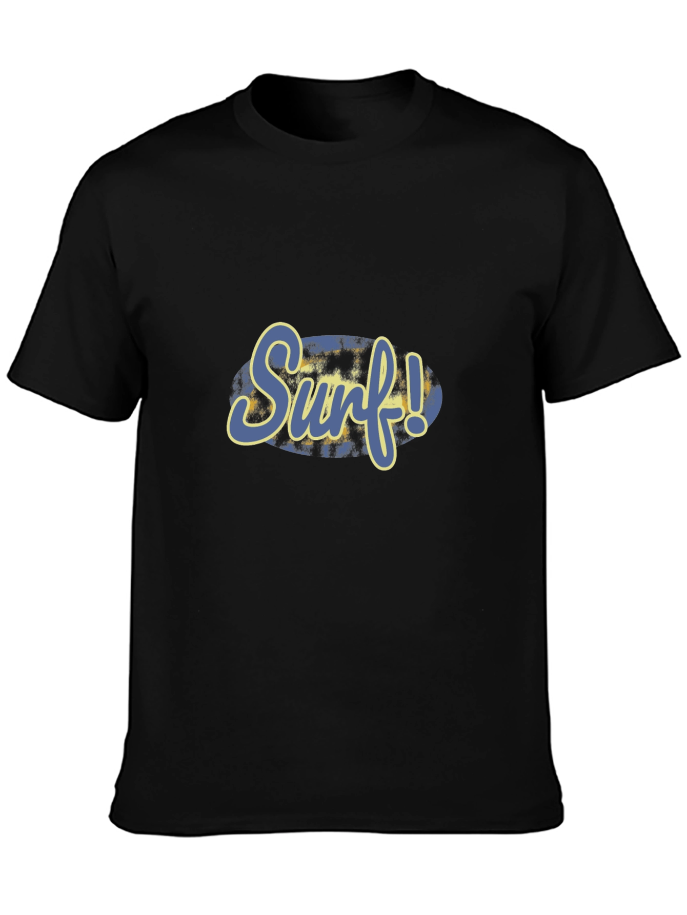 Surf! T-Shirt - Blue & Yellow Design