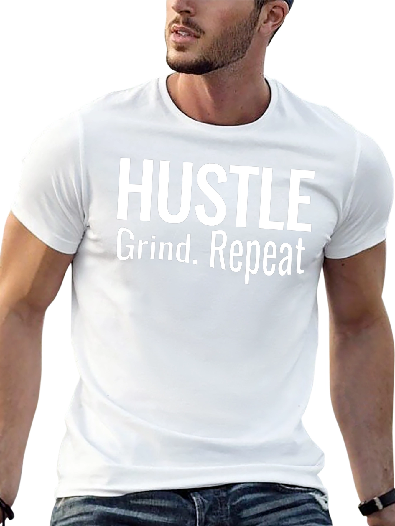 Hustle Grind Repeat Graphic Tee