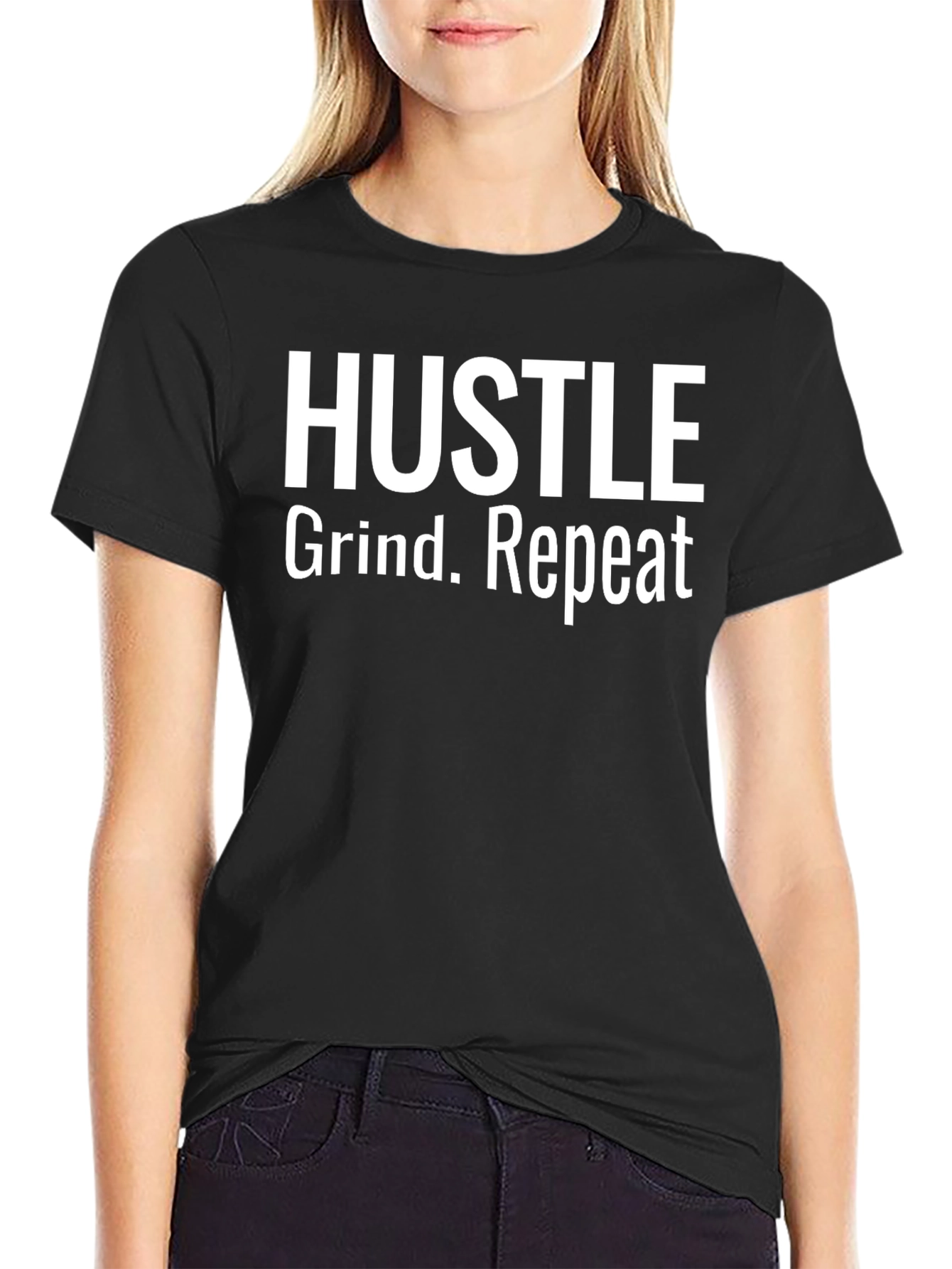 Hustle Grind Repeat Graphic Tee