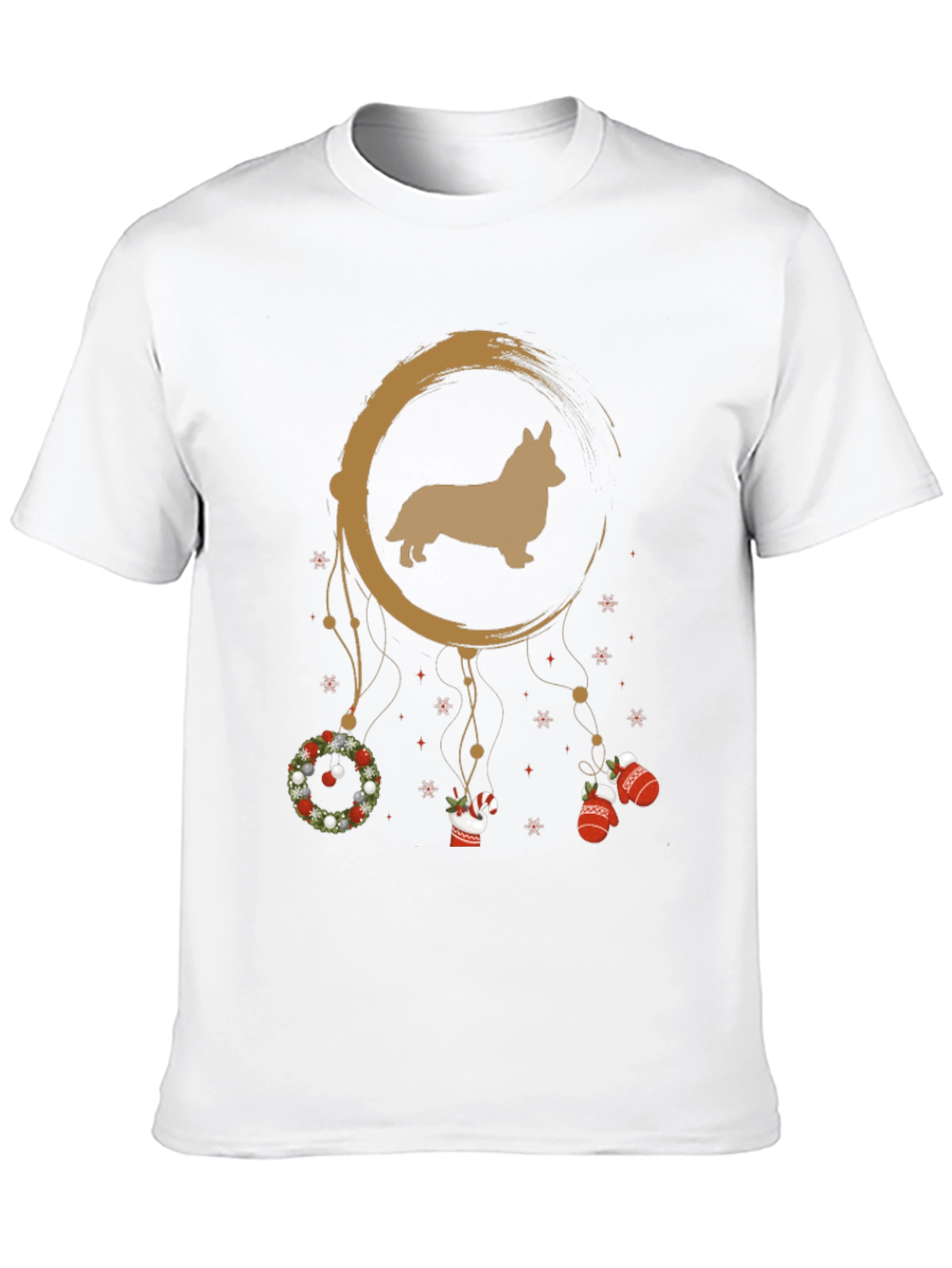 Corgi Christmas Dreamcatcher Graphic Tee
