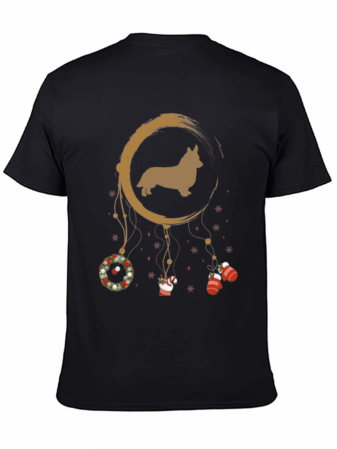Corgi Christmas Dreamcatcher Graphic Tee