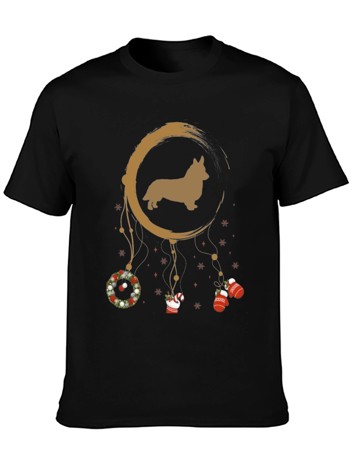 Corgi Christmas Dreamcatcher Graphic Tee