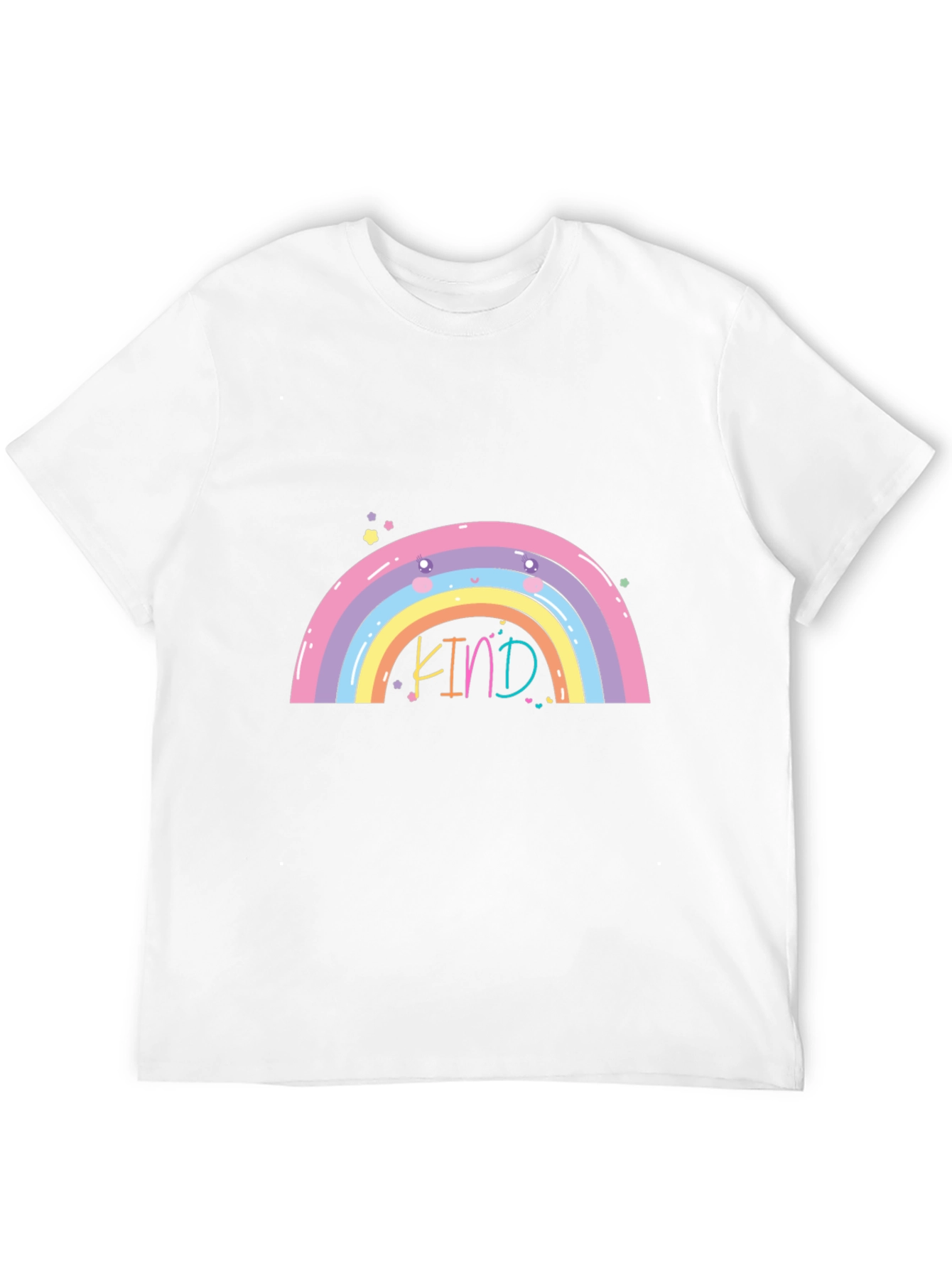 Kind Rainbow Graphic Tee - Black Casual T-Shirt